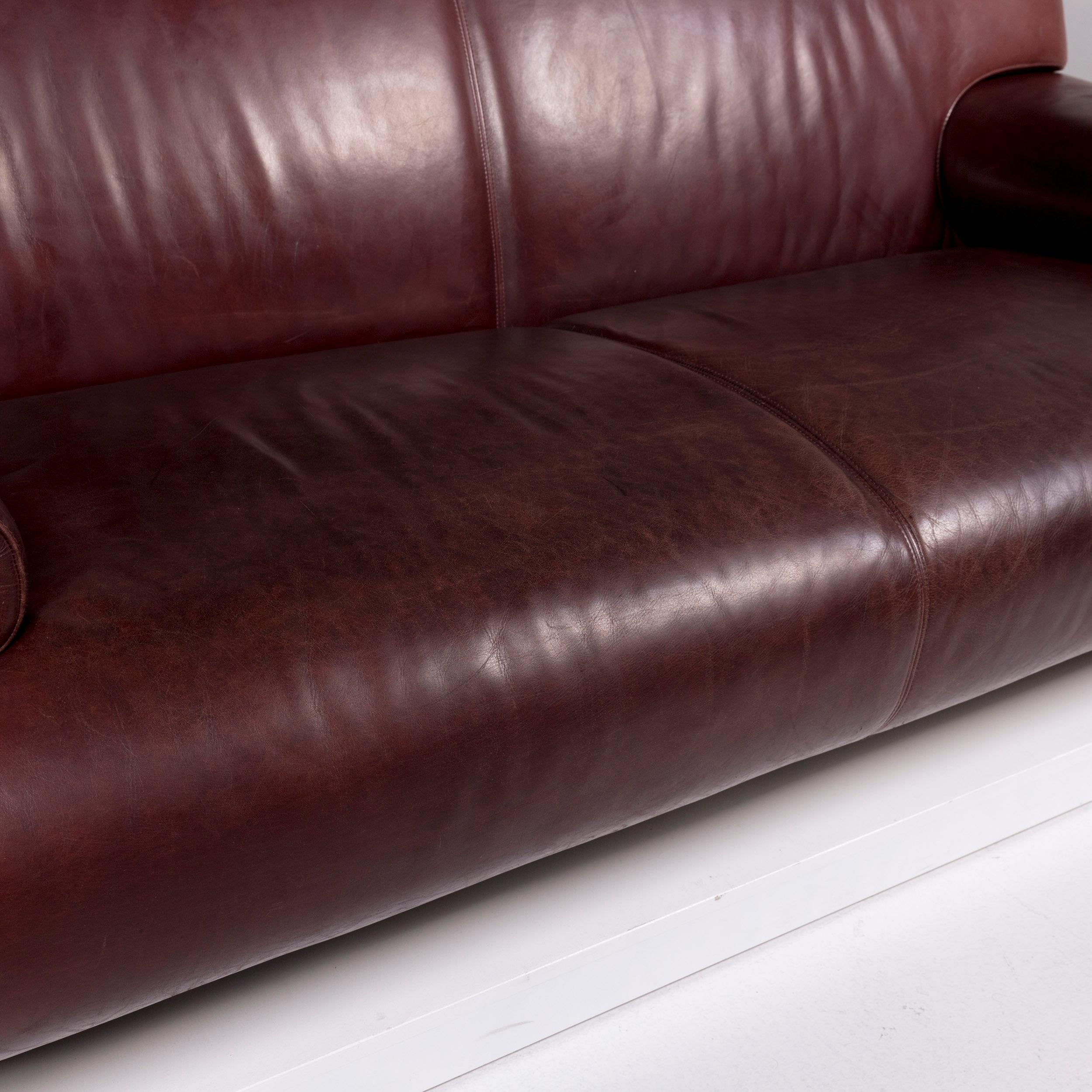 Machalke Ronda Designer-Sofa aus Leder Braun mit Zweisitzer (Bosnisch) im Angebot