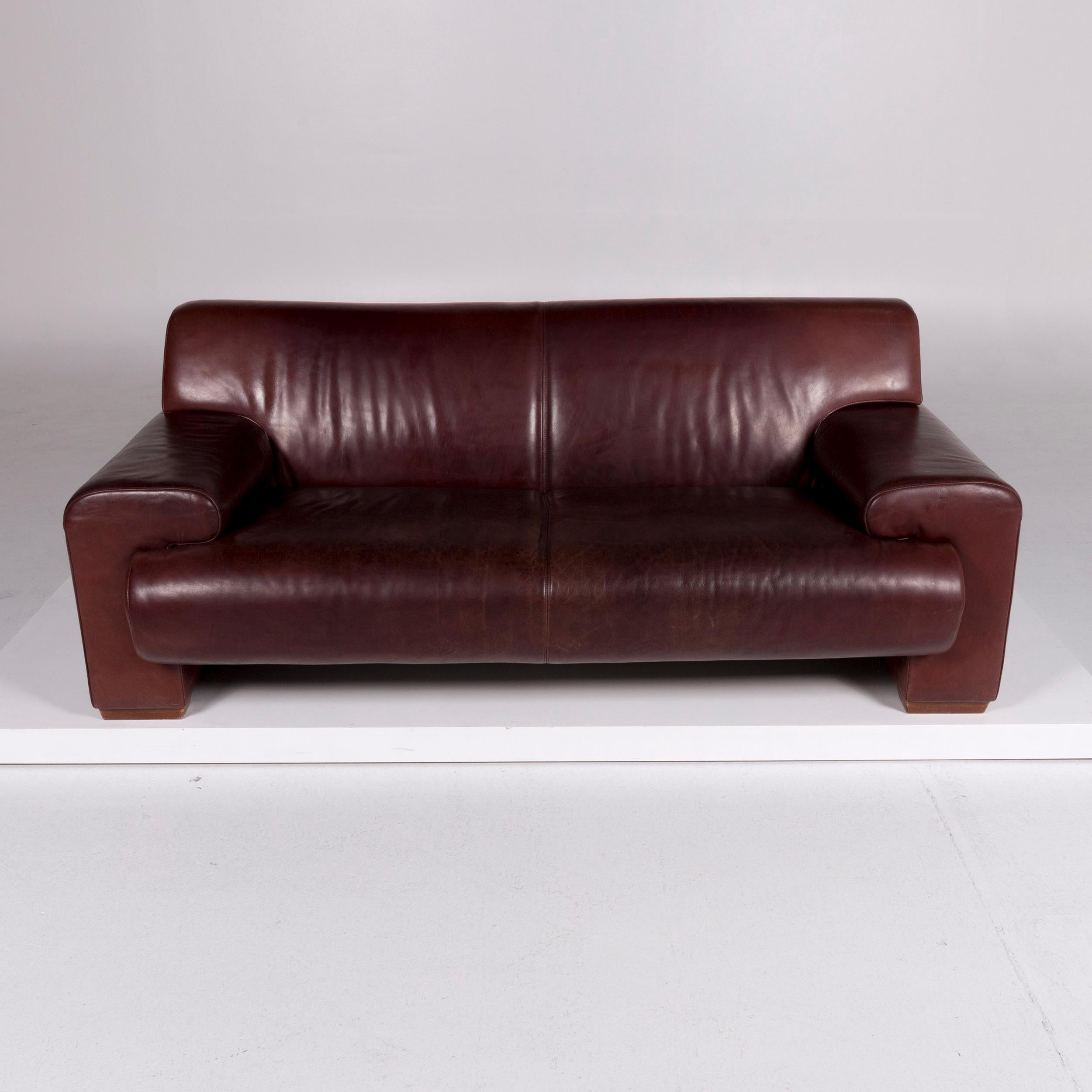 Machalke Ronda Designer-Sofa aus Leder Braun mit Zweisitzer (21. Jahrhundert und zeitgenössisch) im Angebot