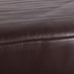 Machalke Sumatra Leather Foot-Stool Brown Bench