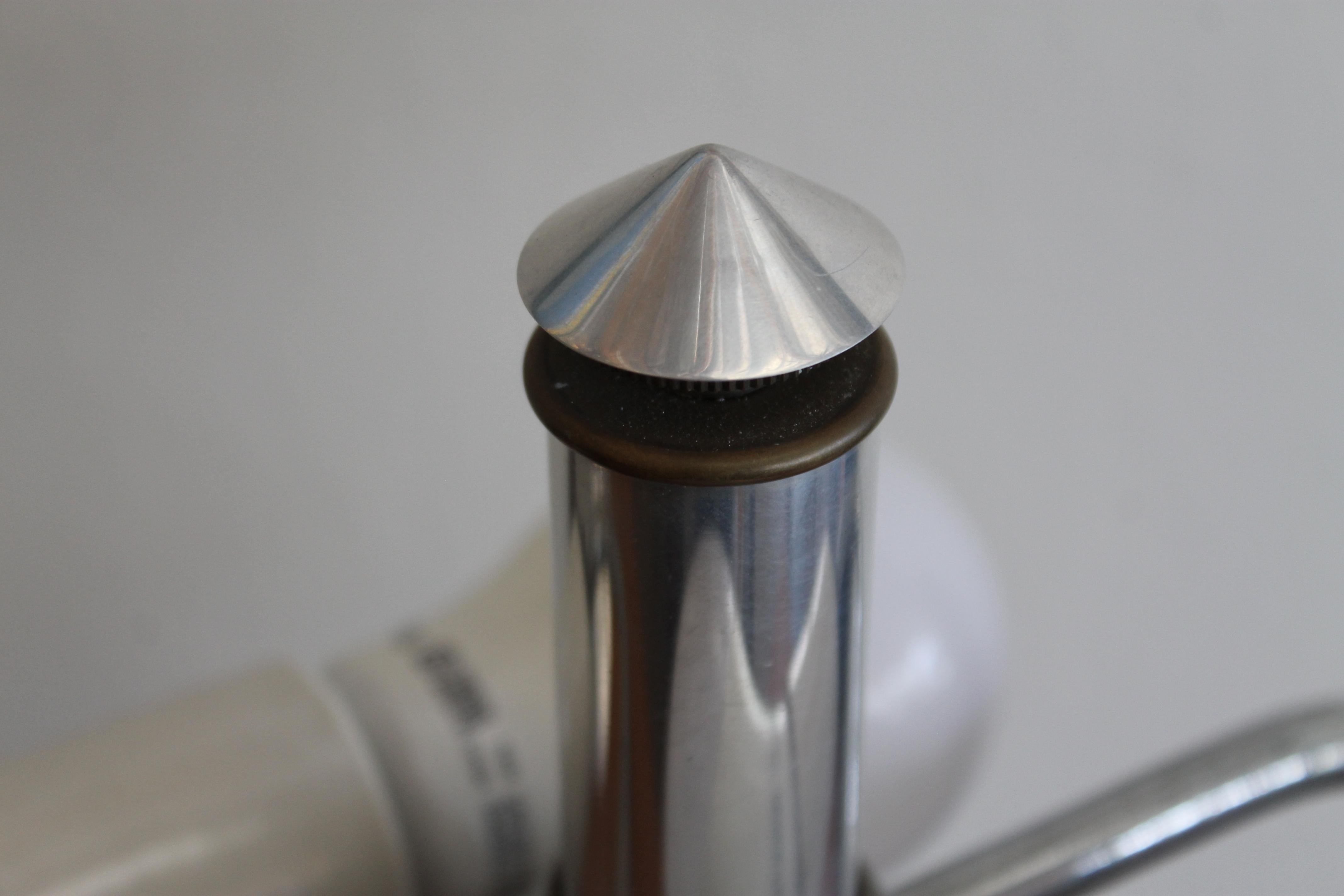 Mid-20th Century Machine Age Aluminum Table Lamp