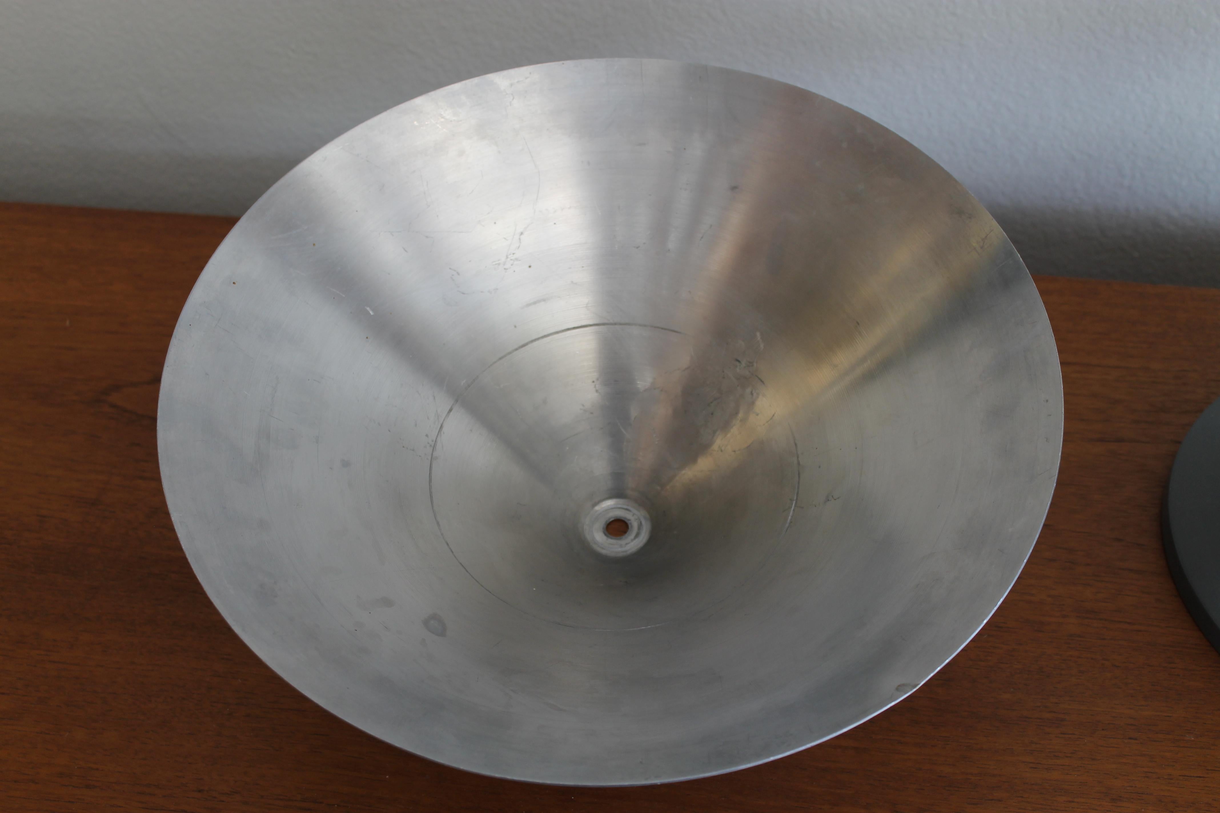 Machine Age Aluminum Table Lamp 2