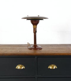 Machine Age Art Deco 1930s American Modern Sight Light Table Lamp Leroy C Doane