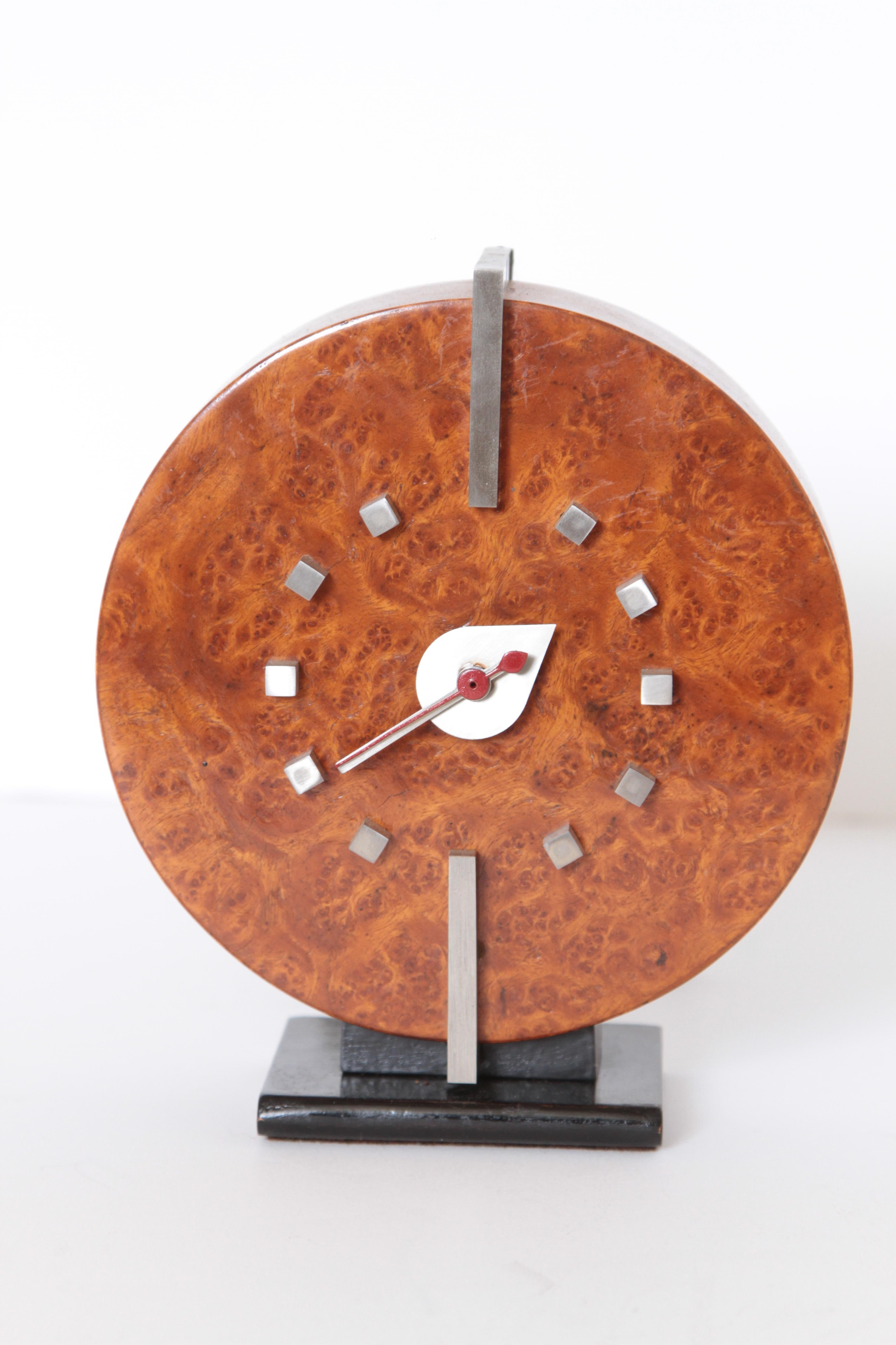 Machine Age Art Deco Gilbert Rohde Herman Miller 1933 Century of Progress Clock For Sale 5