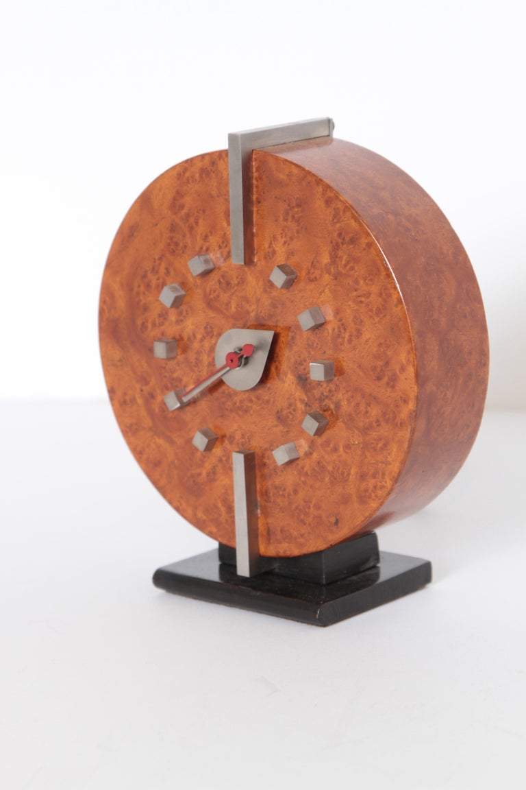 Machine Age Art Deco Gilbert Rohde Herman Miller 1933 Century of Progress Clock For Sale 8