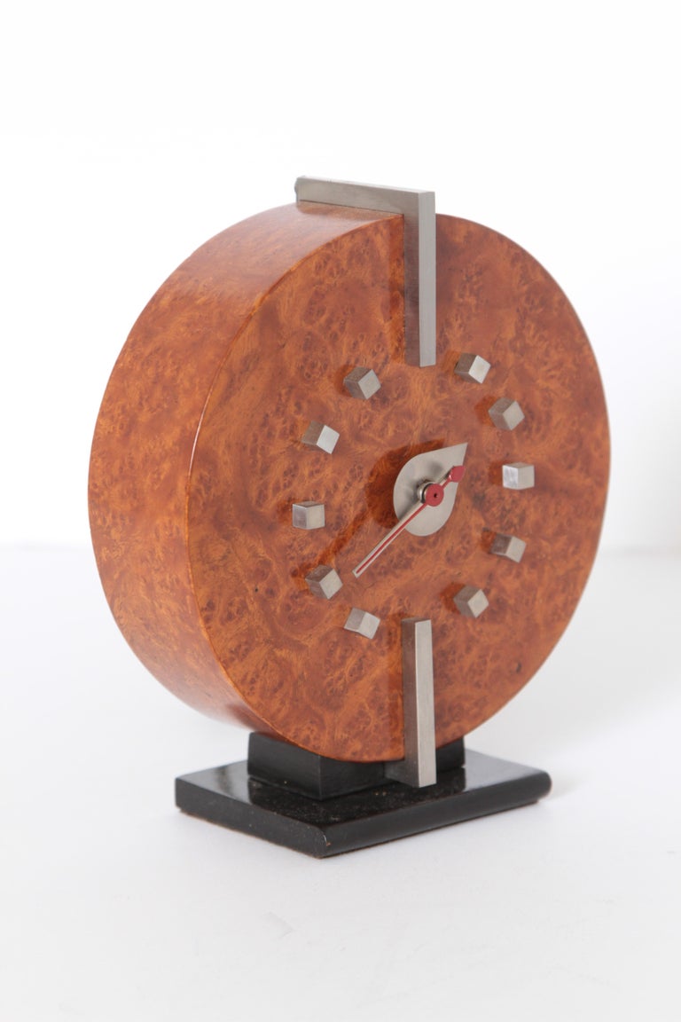 Machine Age Art Deco Gilbert Rohde Herman Miller 1933 Century of Progress Clock For Sale 9
