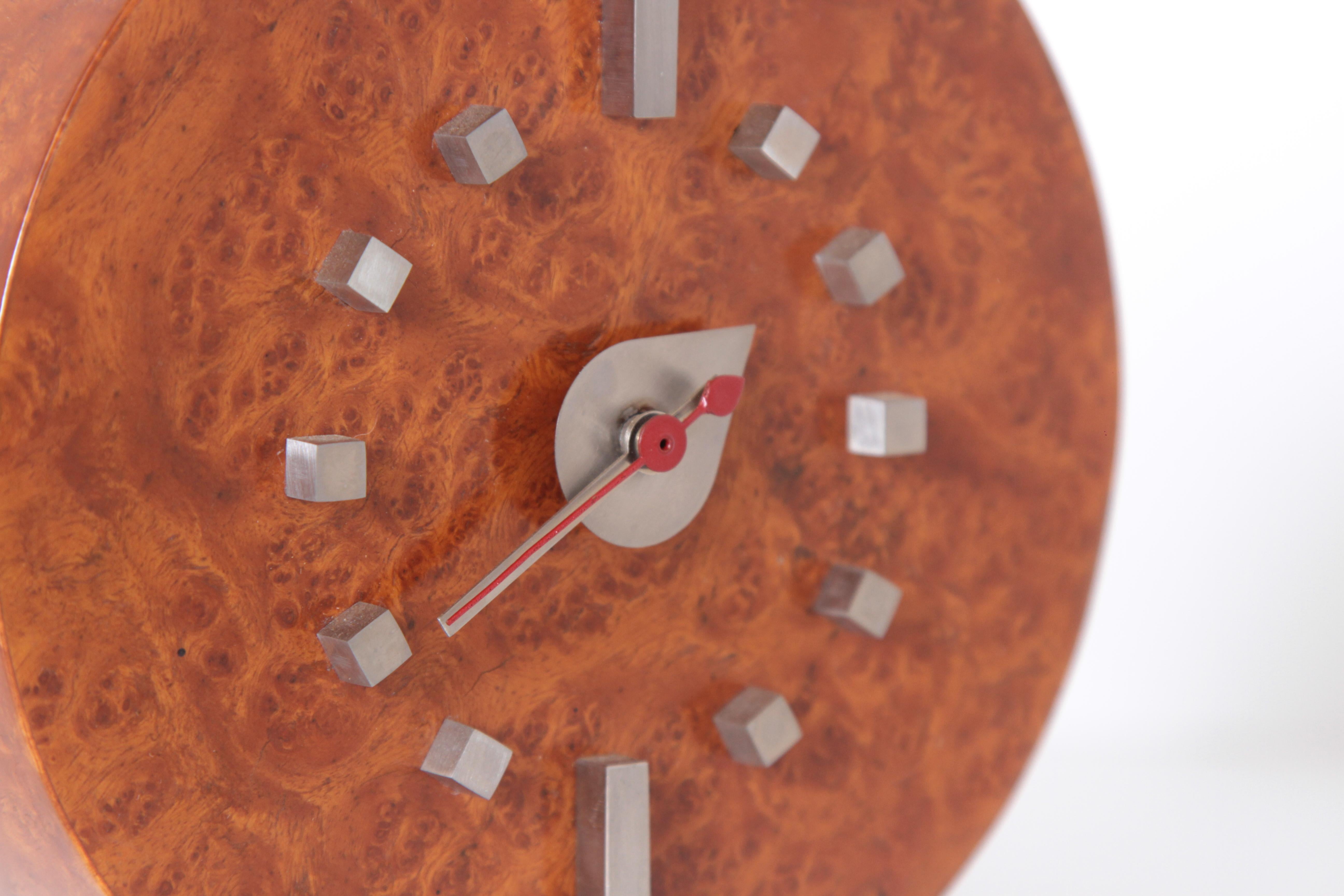 Mid-20th Century Machine Age Art Deco Gilbert Rohde Herman Miller 1933 Century of Progress Clock For Sale