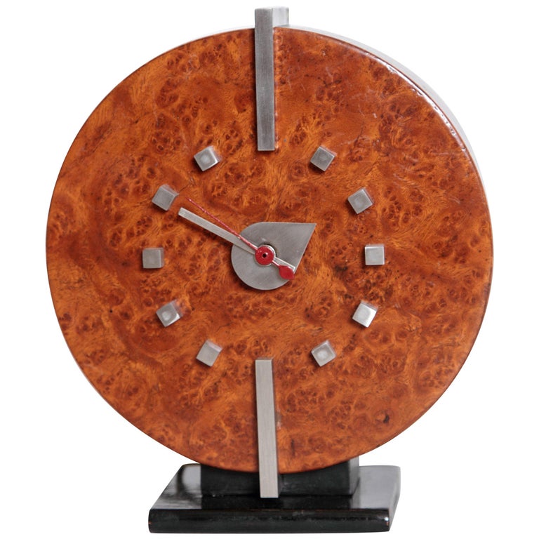 Machine Age Art Deco Gilbert Rohde Herman Miller 1933 Century of Progress Clock For Sale