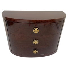 Machine Age Art Deco Half Circle Chest of Drawers for Modernage, circa 1930s