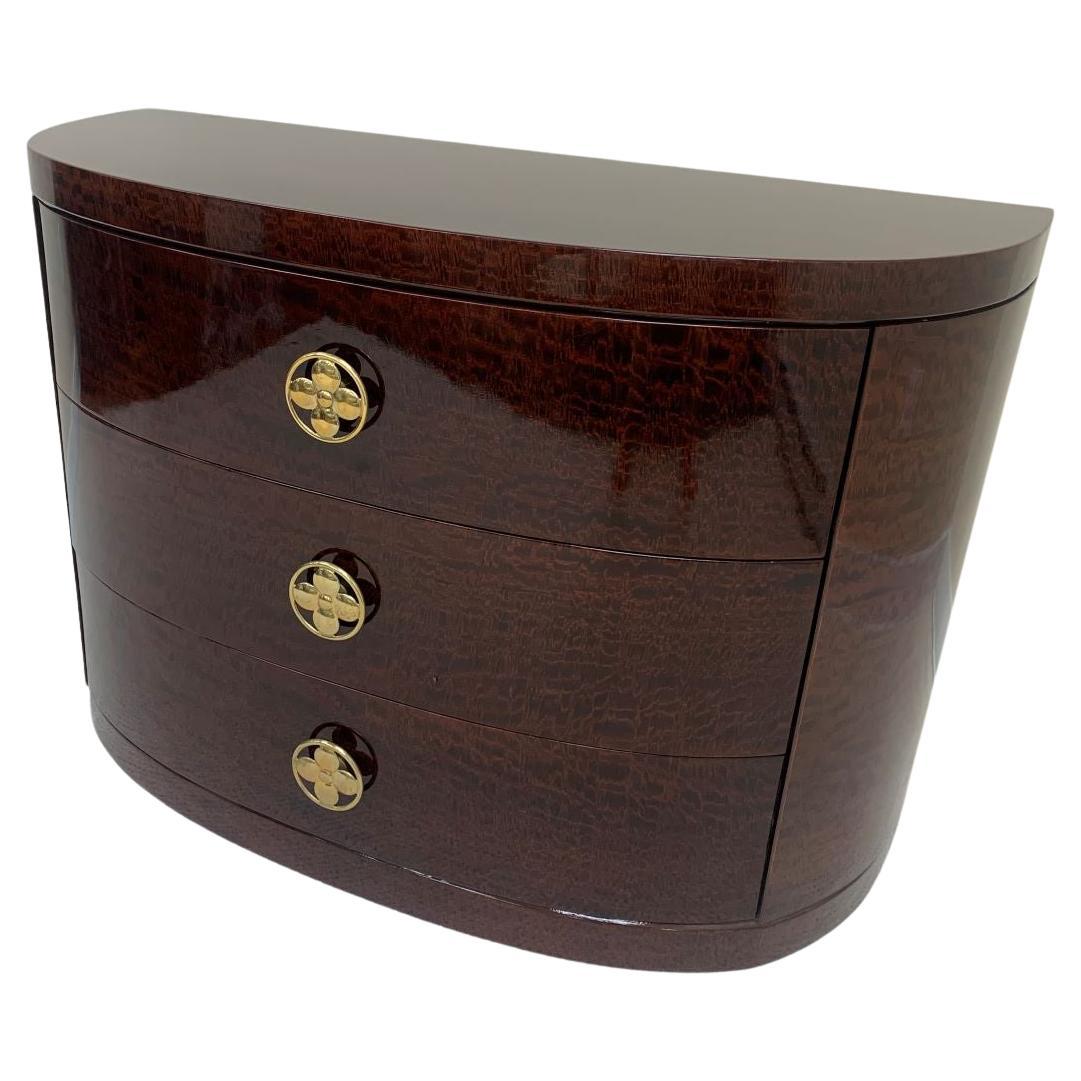 half circle chest of drawers
