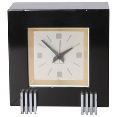 Machine Age Art Deco Henry Dreyfuss for Seth Thomas Iconic Dickson Table Clock  