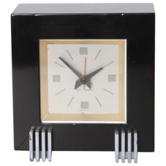 Machine Age Art Deco Henry Dreyfuss for Seth Thomas Iconic Dickson Table Clock