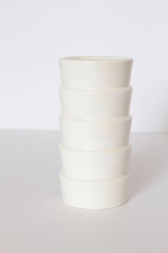 Machine Age Art Deco Keith Murray Wedgwood Rare Moonstone Skyscraper Lamp Base