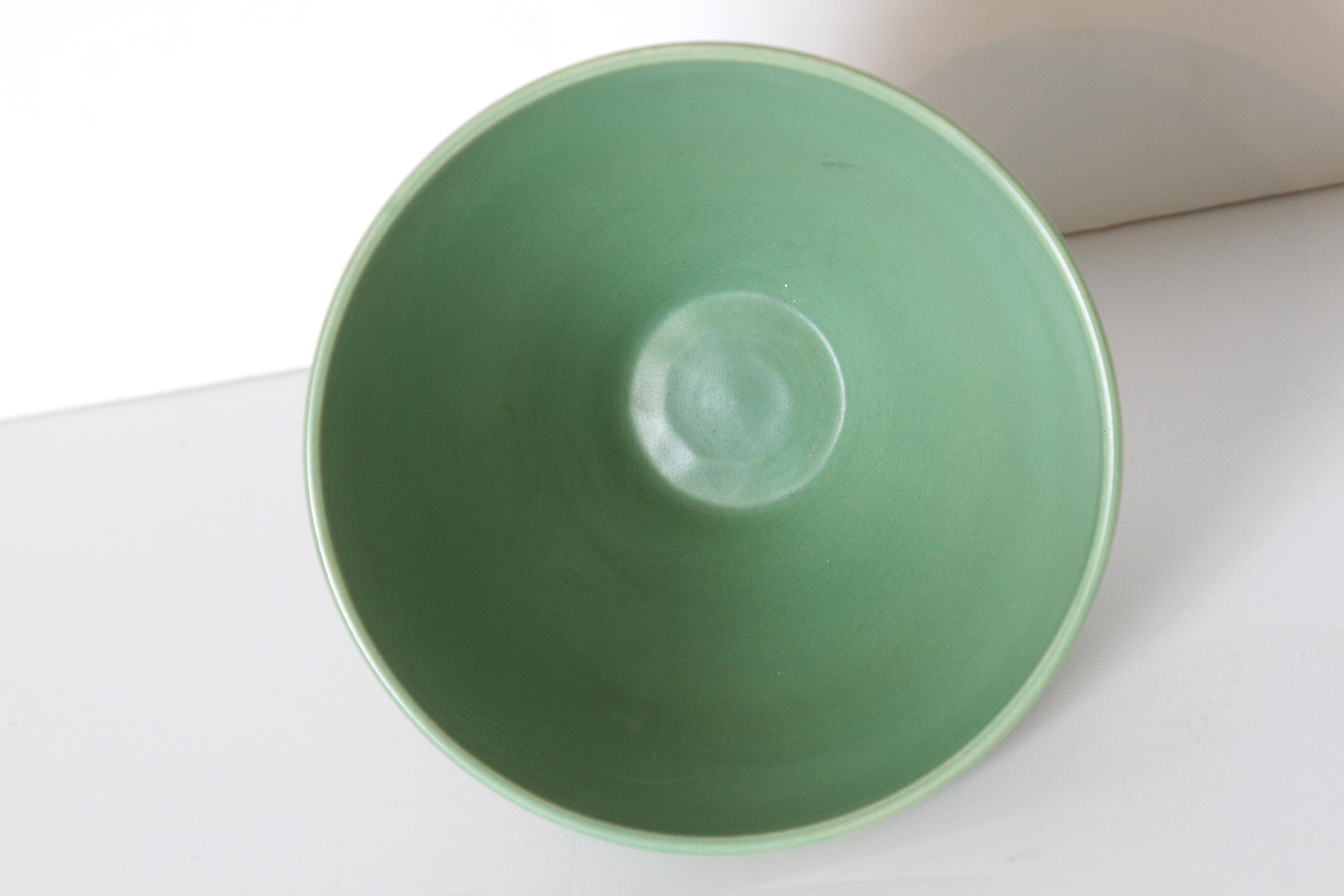 Mid-20th Century Machine Age Art Deco Keith Murray Wedgwood Vase, Engine-Turned Form For Sale