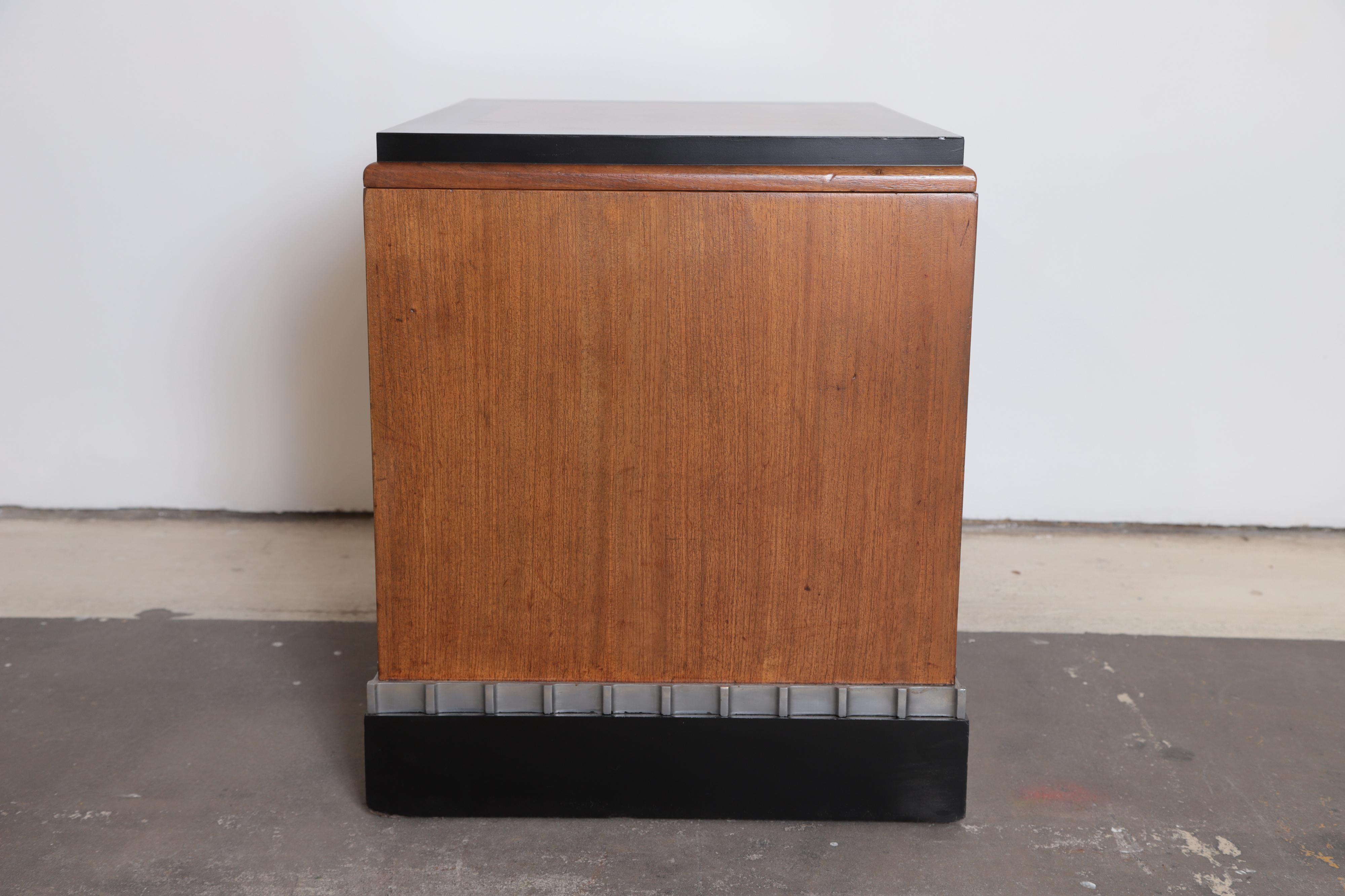 Lacquer Machine Age Art Deco Paul Frankl Skyscraper Library Occasional Table  Reduced