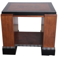 Machine Age Art Deco Paul Frankl Skyscraper Library Occasional Table  Reduced