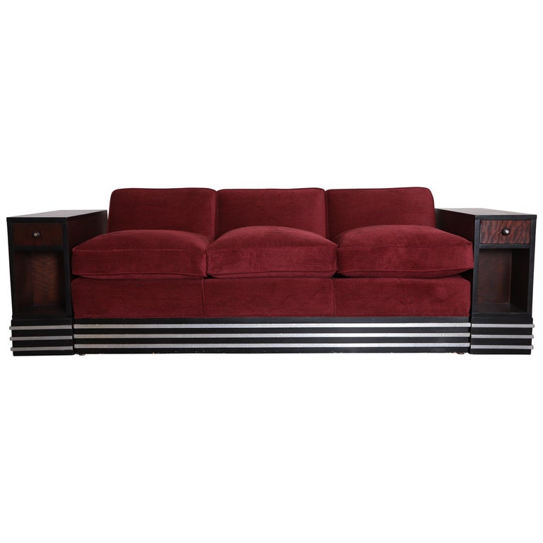 Paul Frankl Skyscraper modular living room suite, 1928–33, offered by Machine Icon