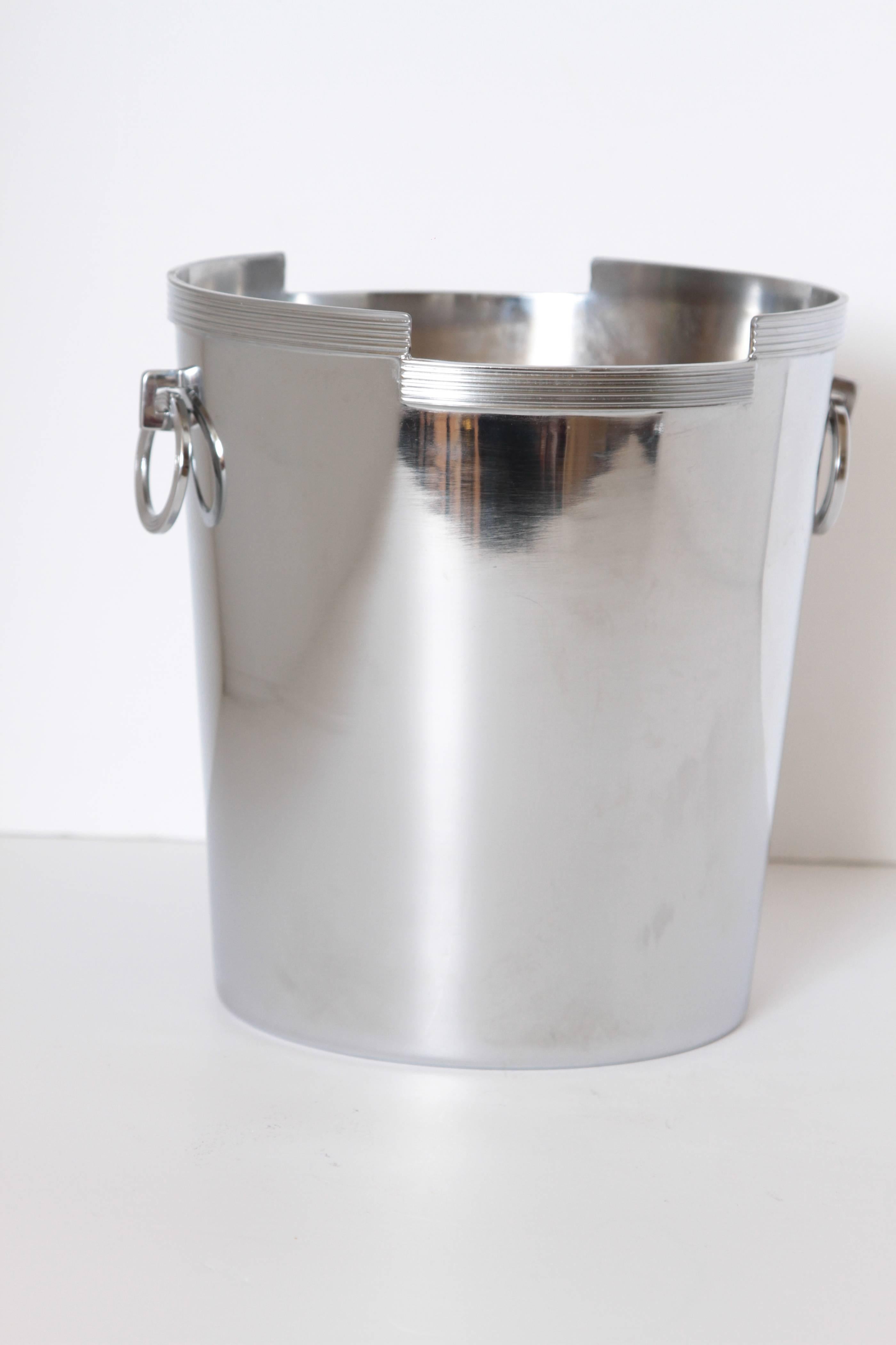 Plated Machine Age Art Deco Rockwell Kent Chase Bacchus Wine Cooler / Champagne Bucket For Sale