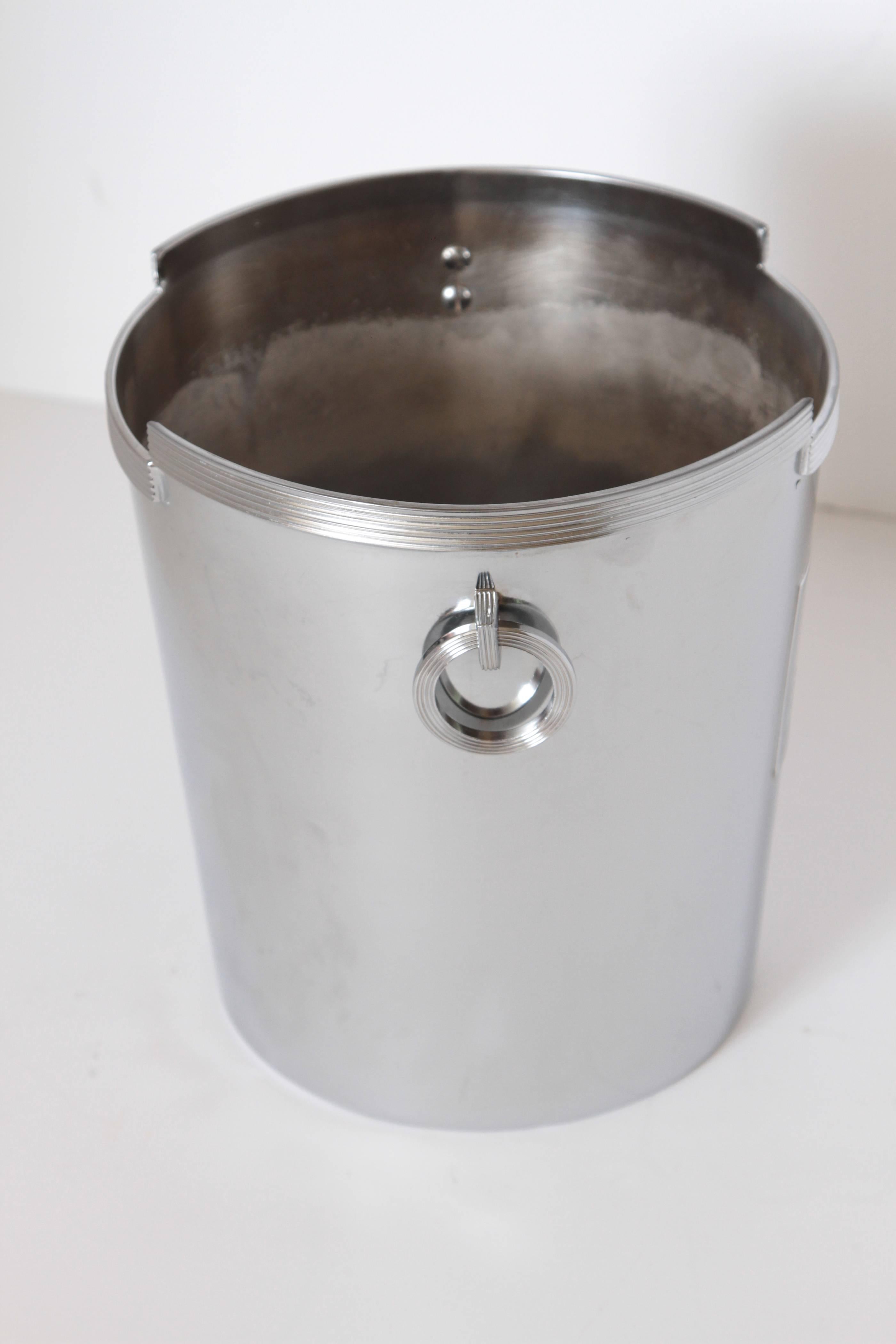 Machine Age Art Deco Rockwell Kent Chase Bacchus Wine Cooler / Champagne Bucket In Good Condition For Sale In Dallas, TX