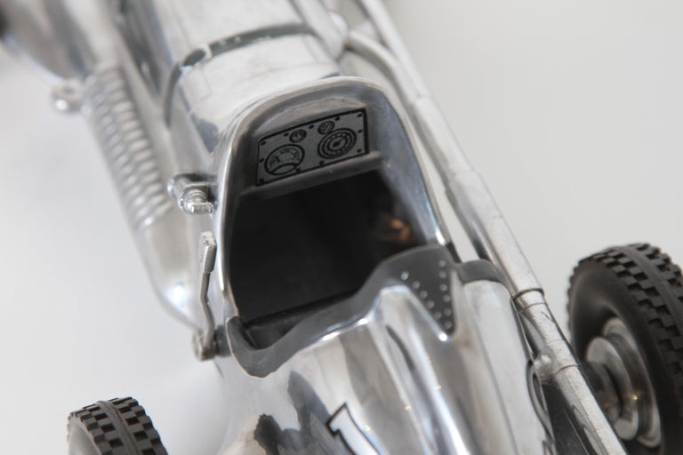 Machine Age Art Deco Roy Cox Thimbledrome Polished Aluminium Tether