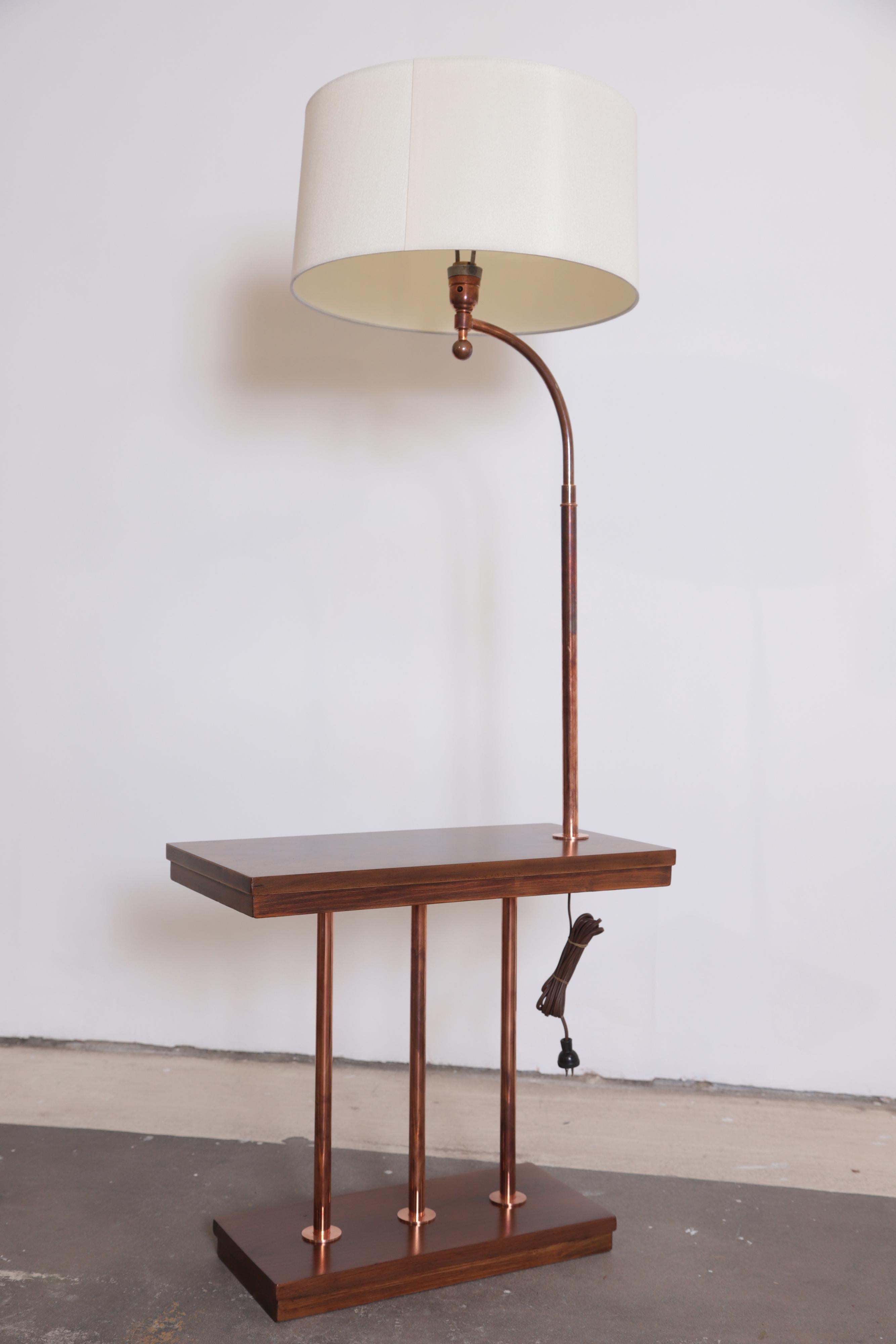 Machine Age Art Deco Side/Lamp Tables, Manner of Walter Von Nessen  Middle SOLD For Sale 6
