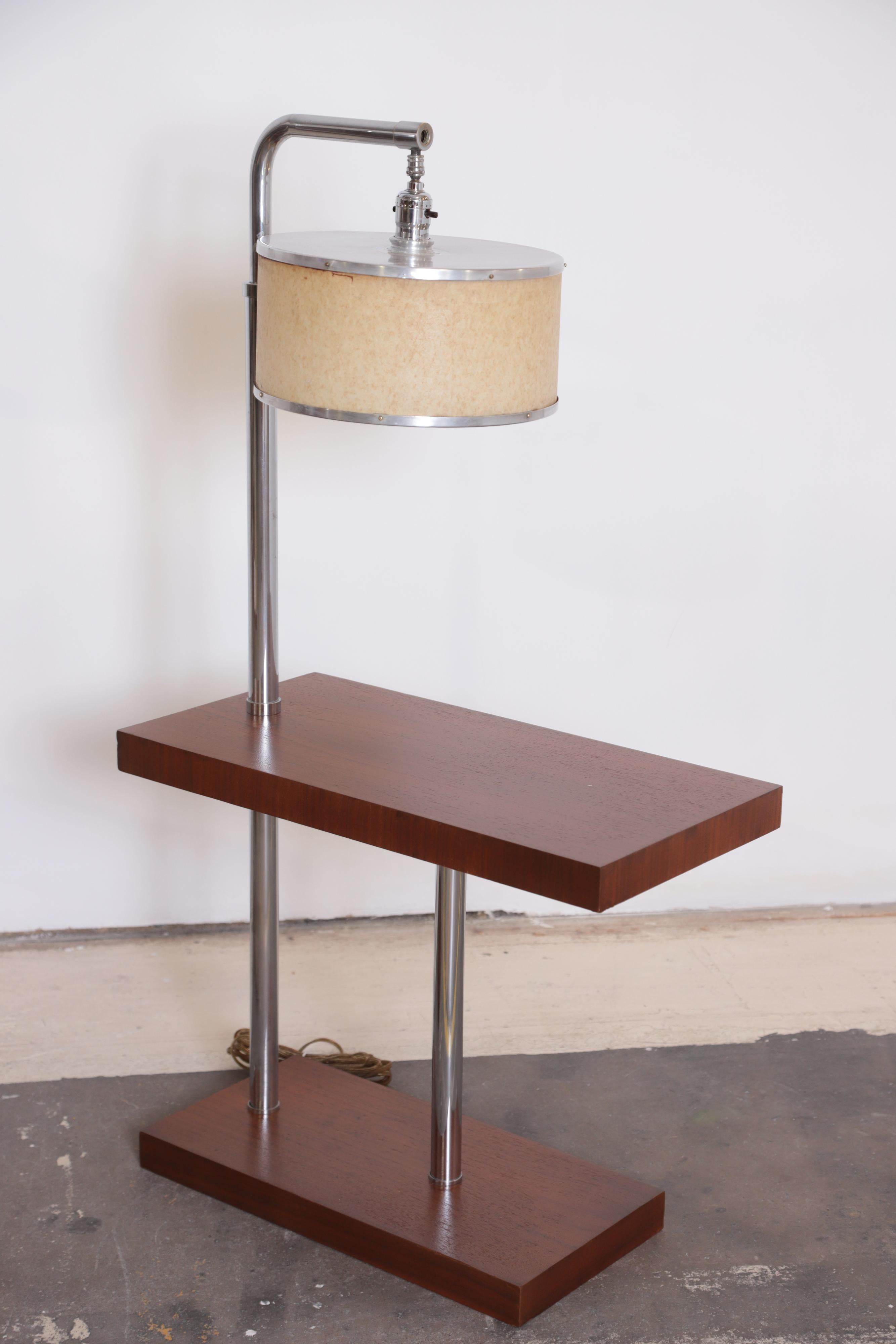Machine Age Art Deco Side/Lamp Tables, Manner of Walter Von Nessen  Middle SOLD For Sale 2