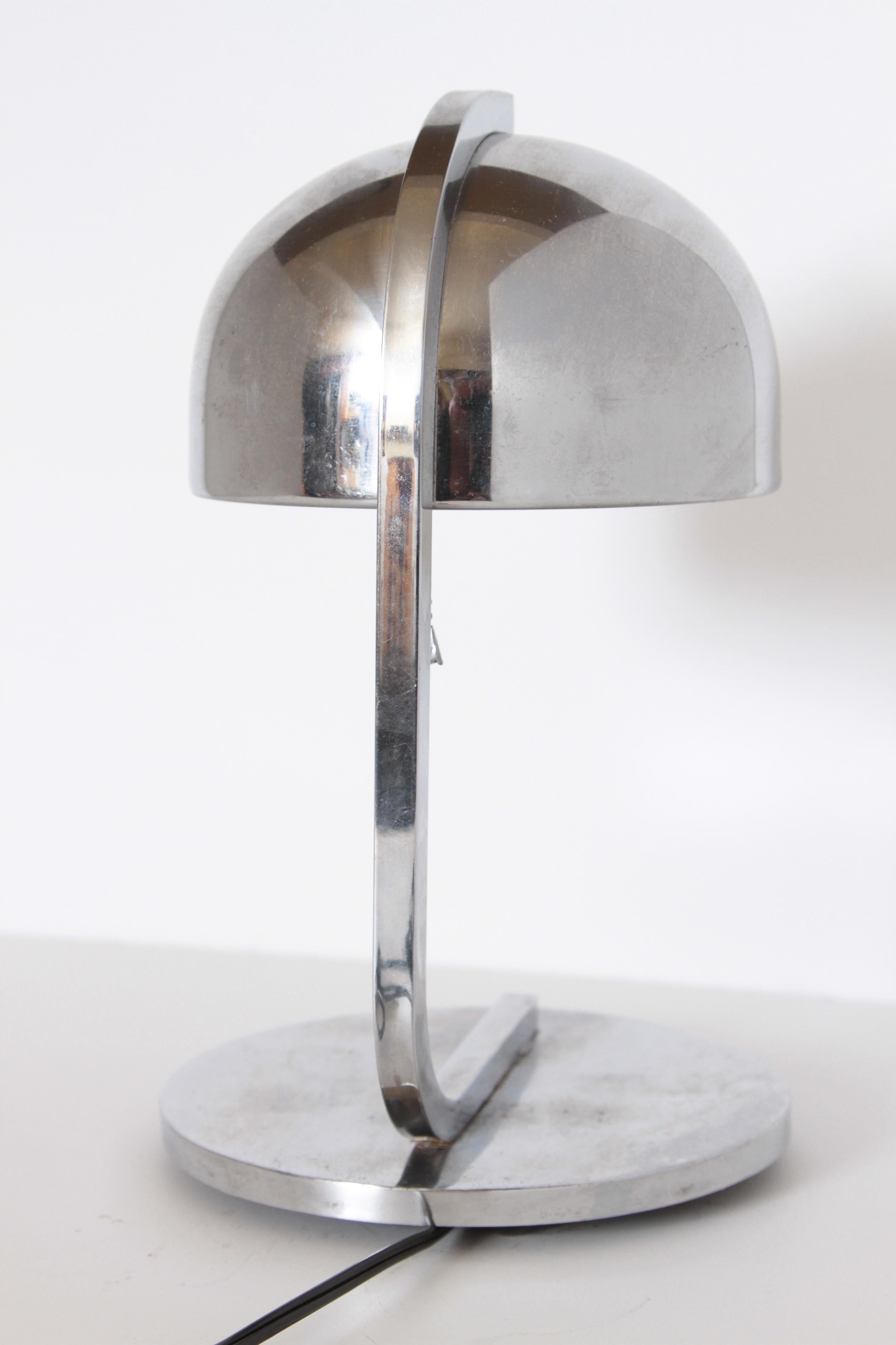 Machine Age Art Deco Streamline Chrome Table Lamp in Donald Deskey Manner 3