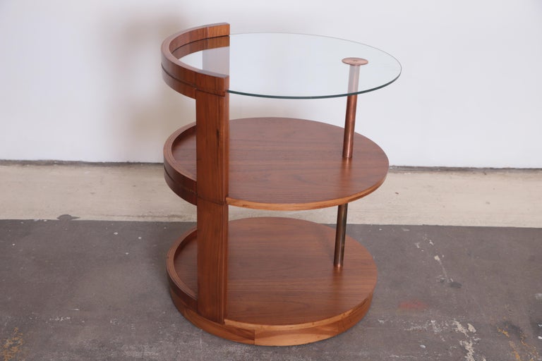 American Machine Age Art Deco Streamline Gilbert Rohde for Kroehler Cocktail Table For Sale