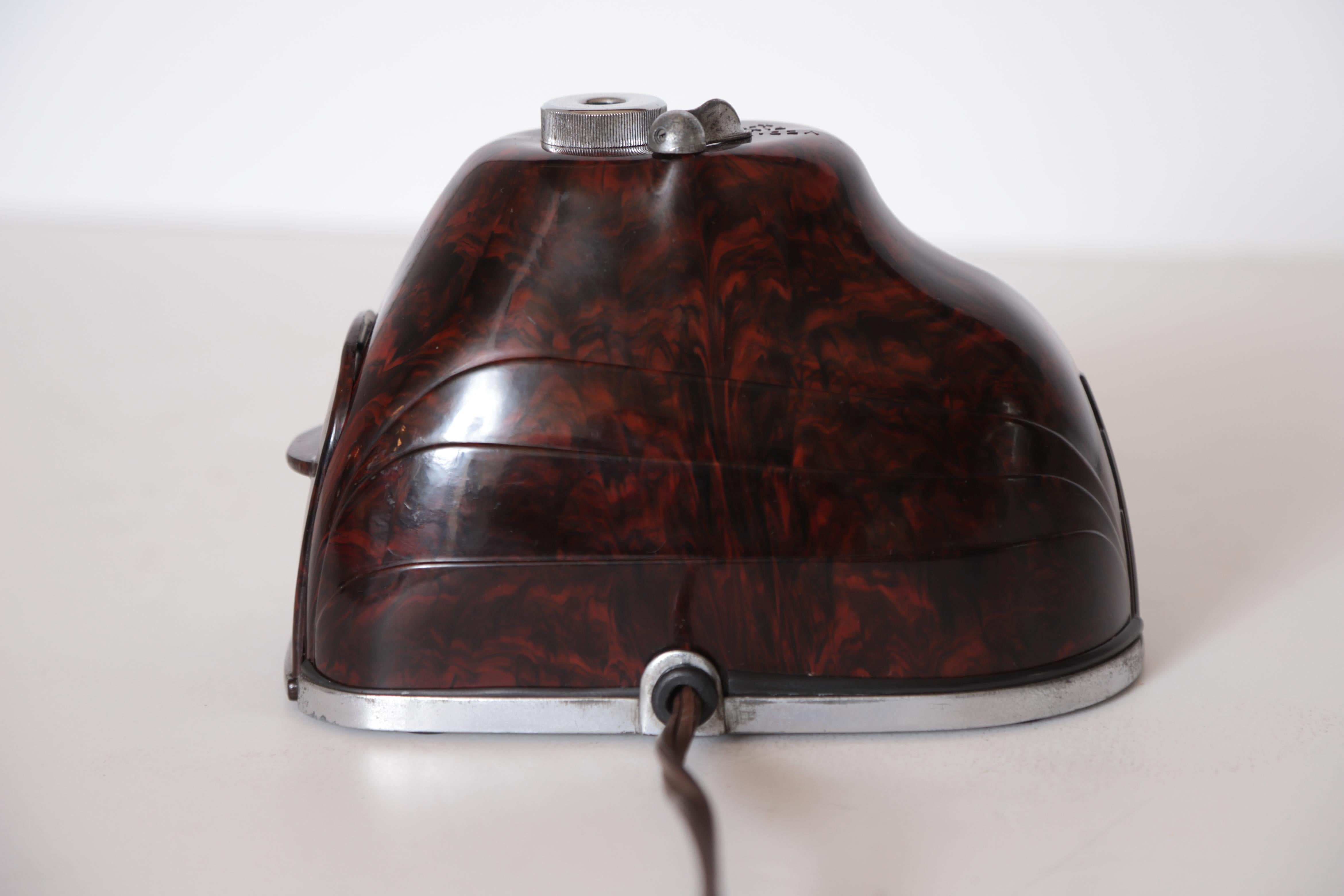 Machine Age Art Deco Streamline Morris Bakelite Electric Pencil Sharpener For Sale 8