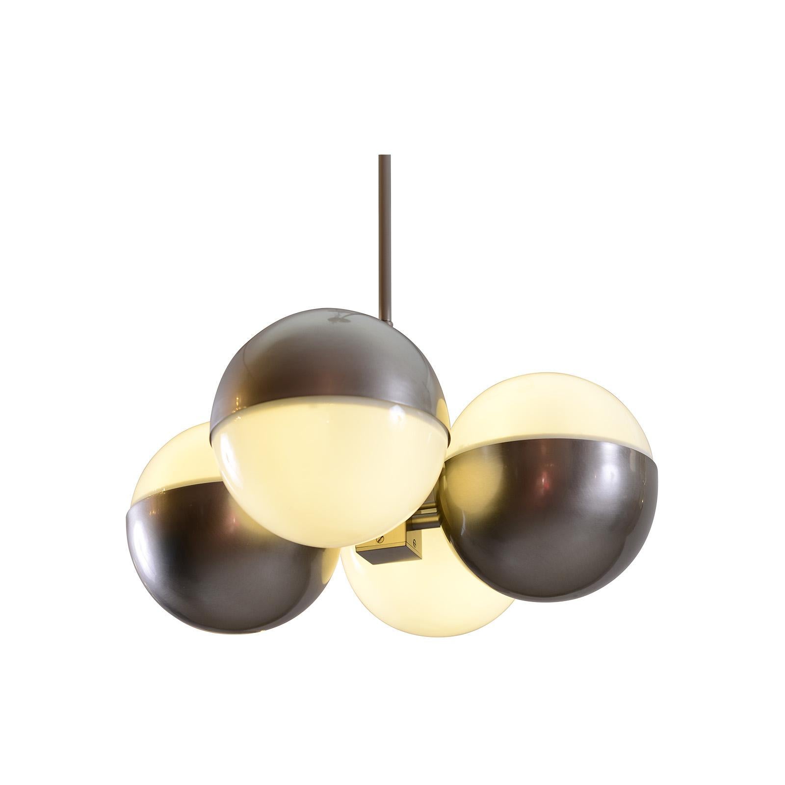 Austrian Machine Age, Art Deco Style Ceiling Lamp, Re-Edition For Sale