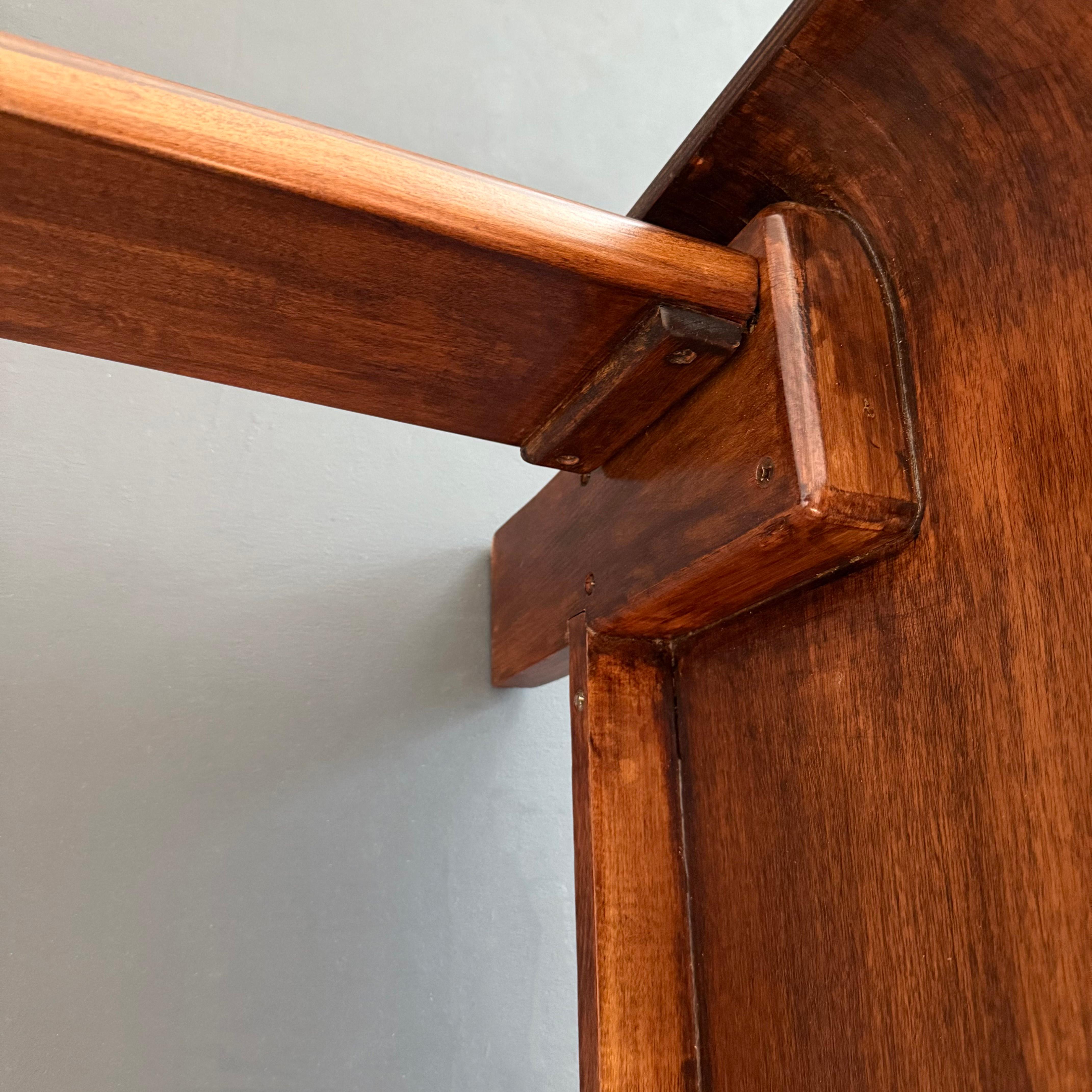 Machin-Age Art Deco Walnuss Bett von Paul Goldman für Plymodern Möbel im Angebot 7