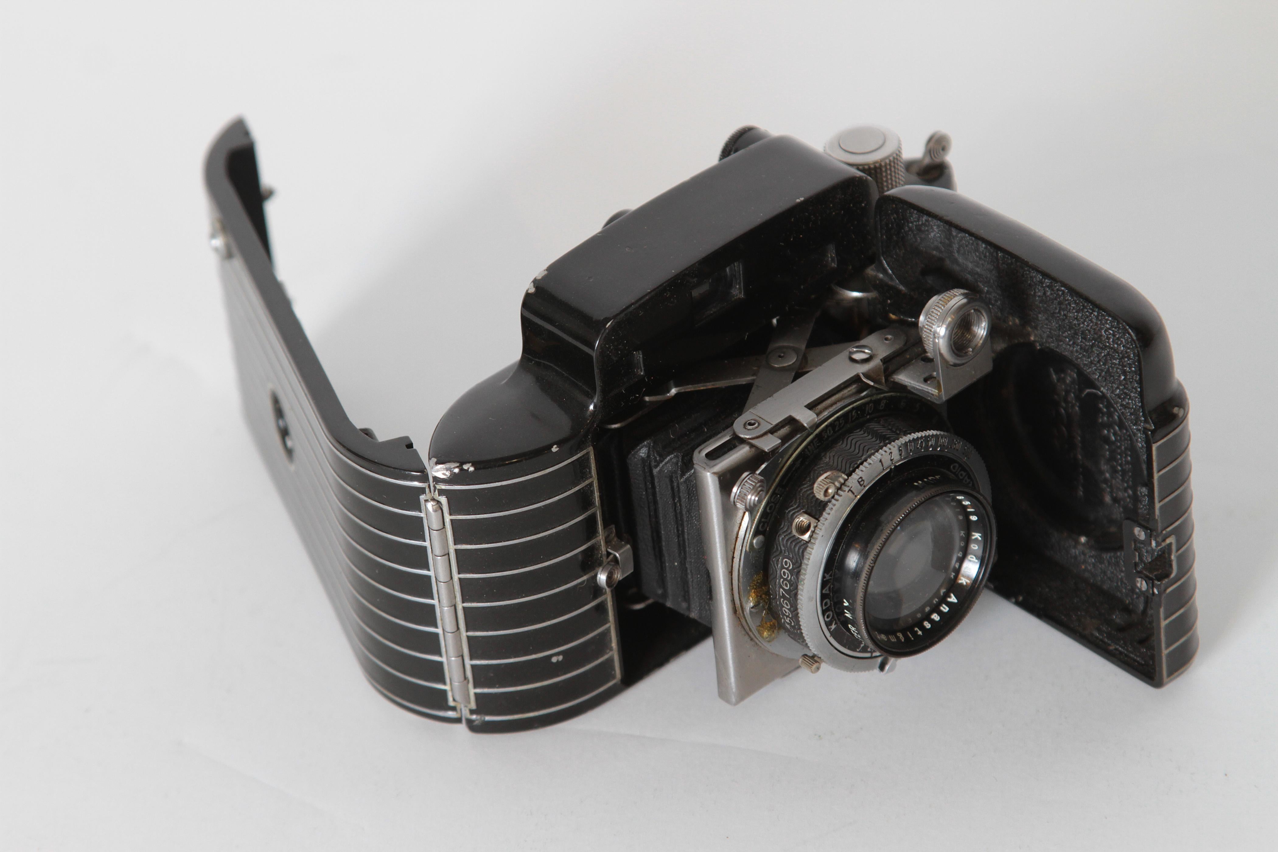 Enameled Machine Age Art Deco Walter Dorwin Teague Kodak Bantam Special Camera