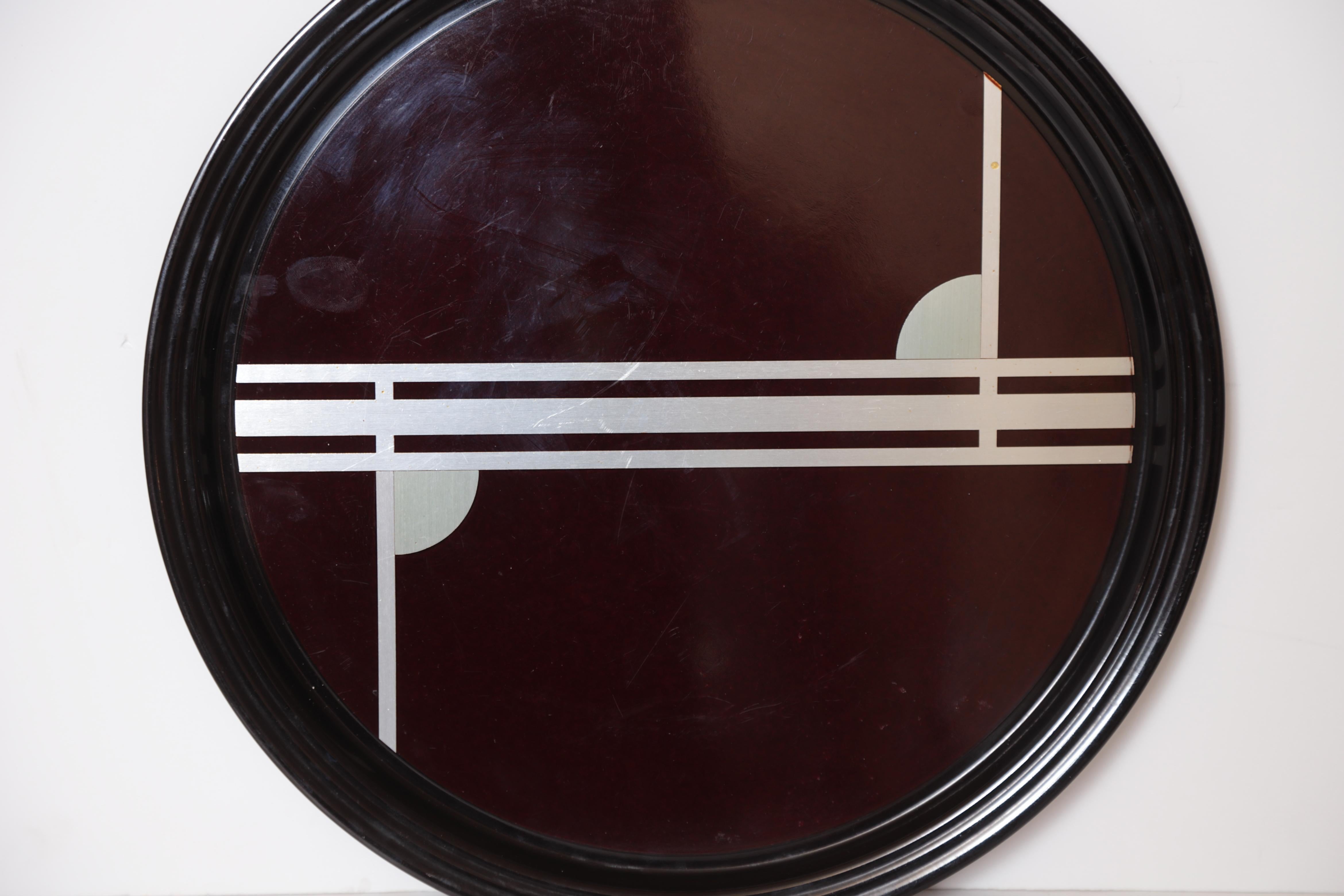 Machine Age Art Deco Westinghouse Micarta Trays Donald Dohner Anodized Aluminum For Sale 4