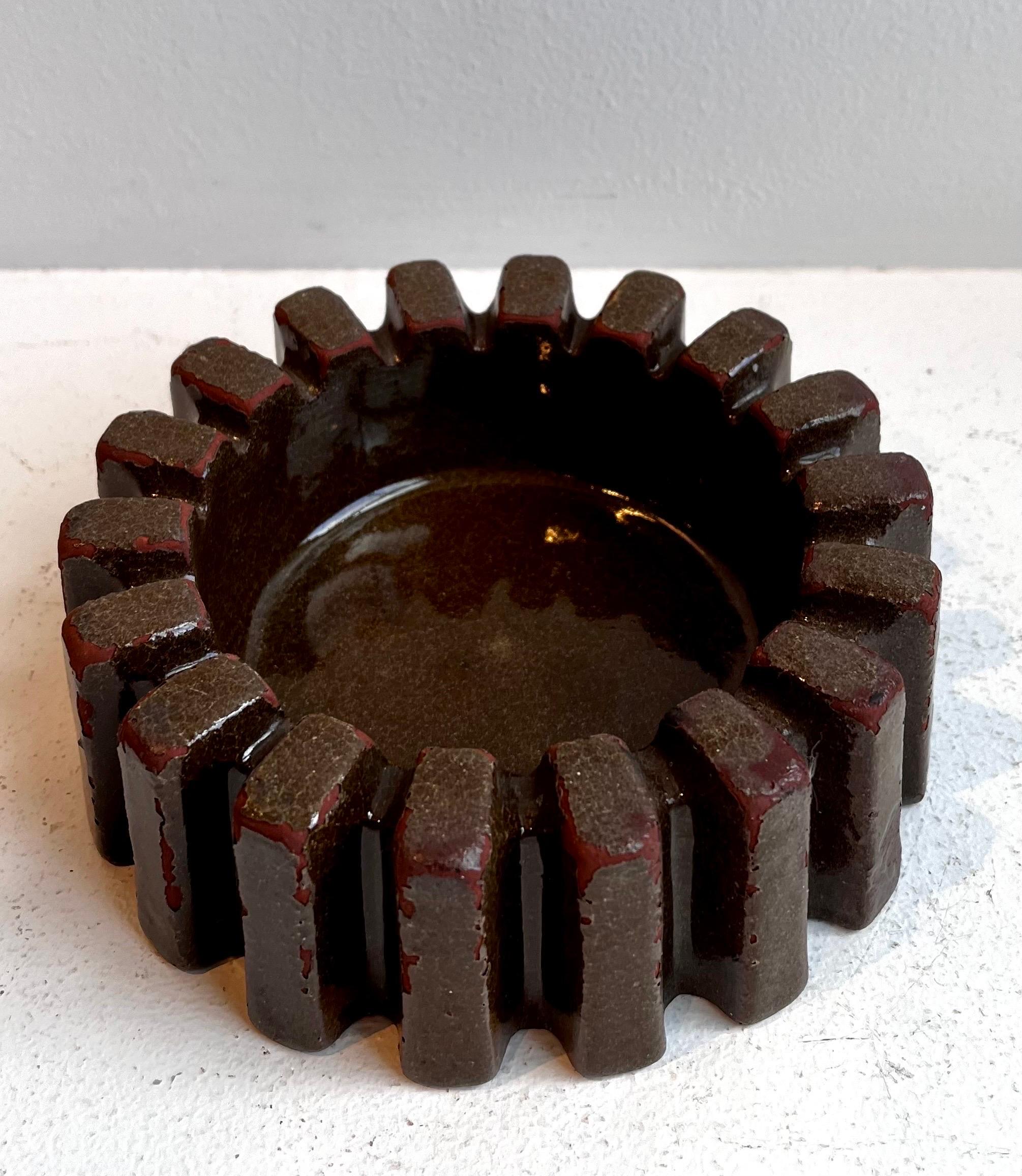 Machine Age Ashtray or Catchall in the form of a Gear
marked: pd

