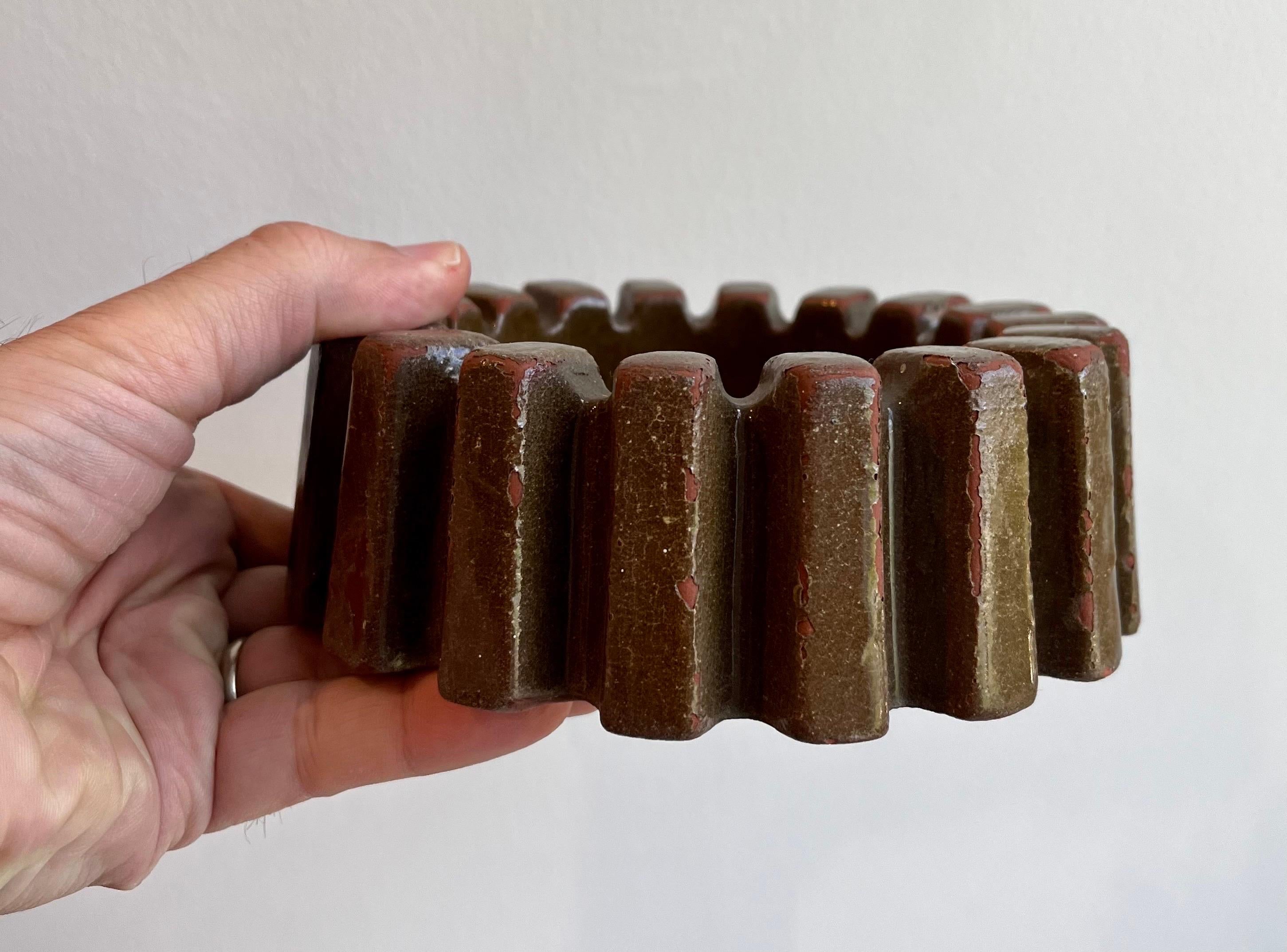 Machine Age Ashtray or Catchall in the form of a Gear For Sale 1