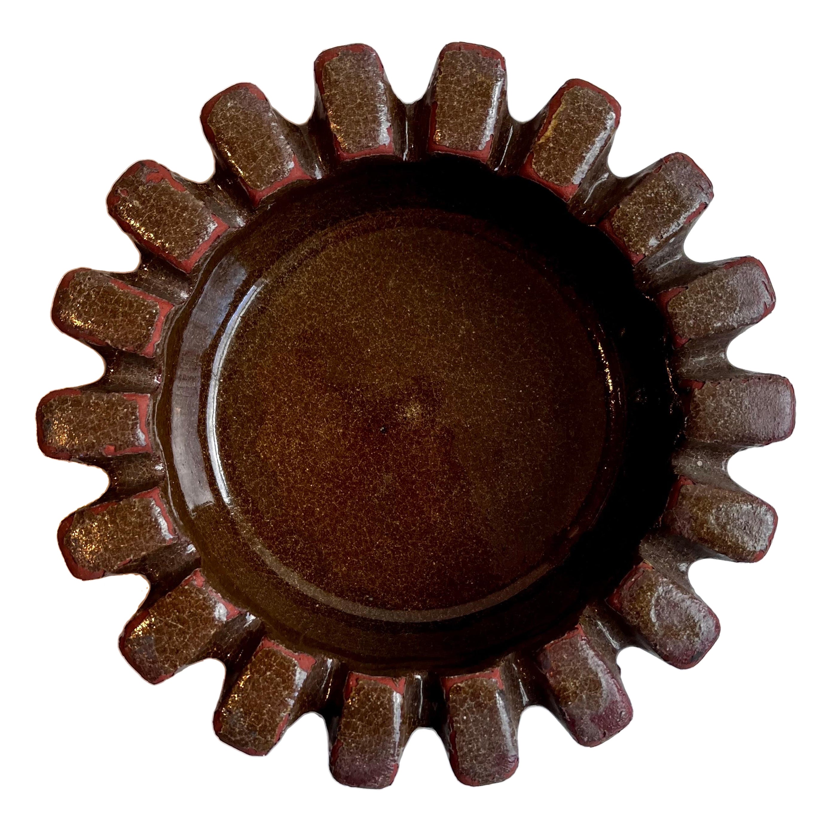 Machine Age Ashtray or Catchall in the form of a Gear For Sale