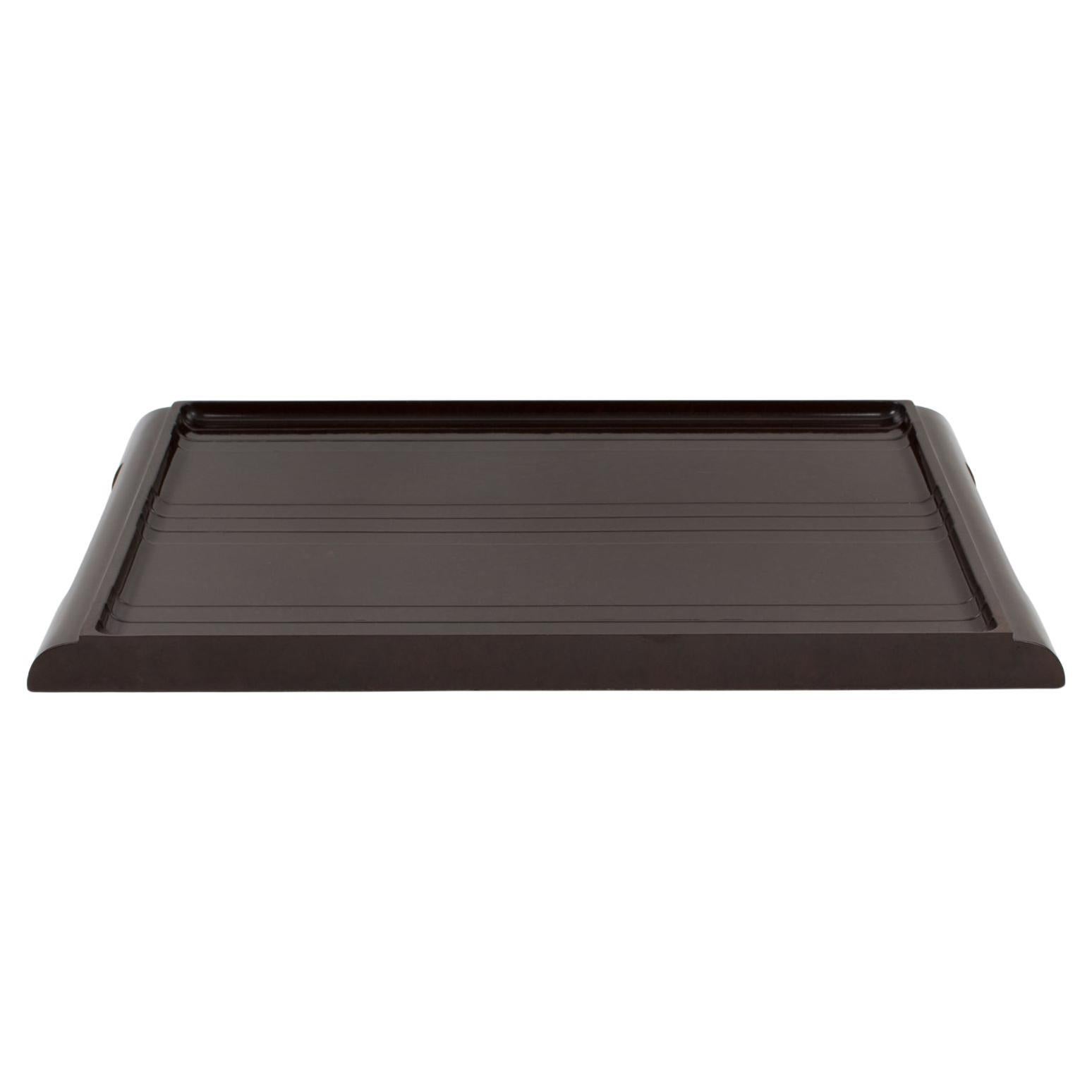 Machine Age Barware Bakelite Butler Serving Tray