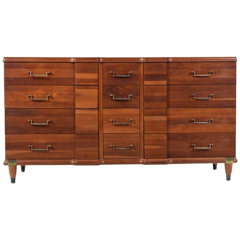 Machine Age Cherry Wood "Conto Original" 12-Drawer Dresser ...