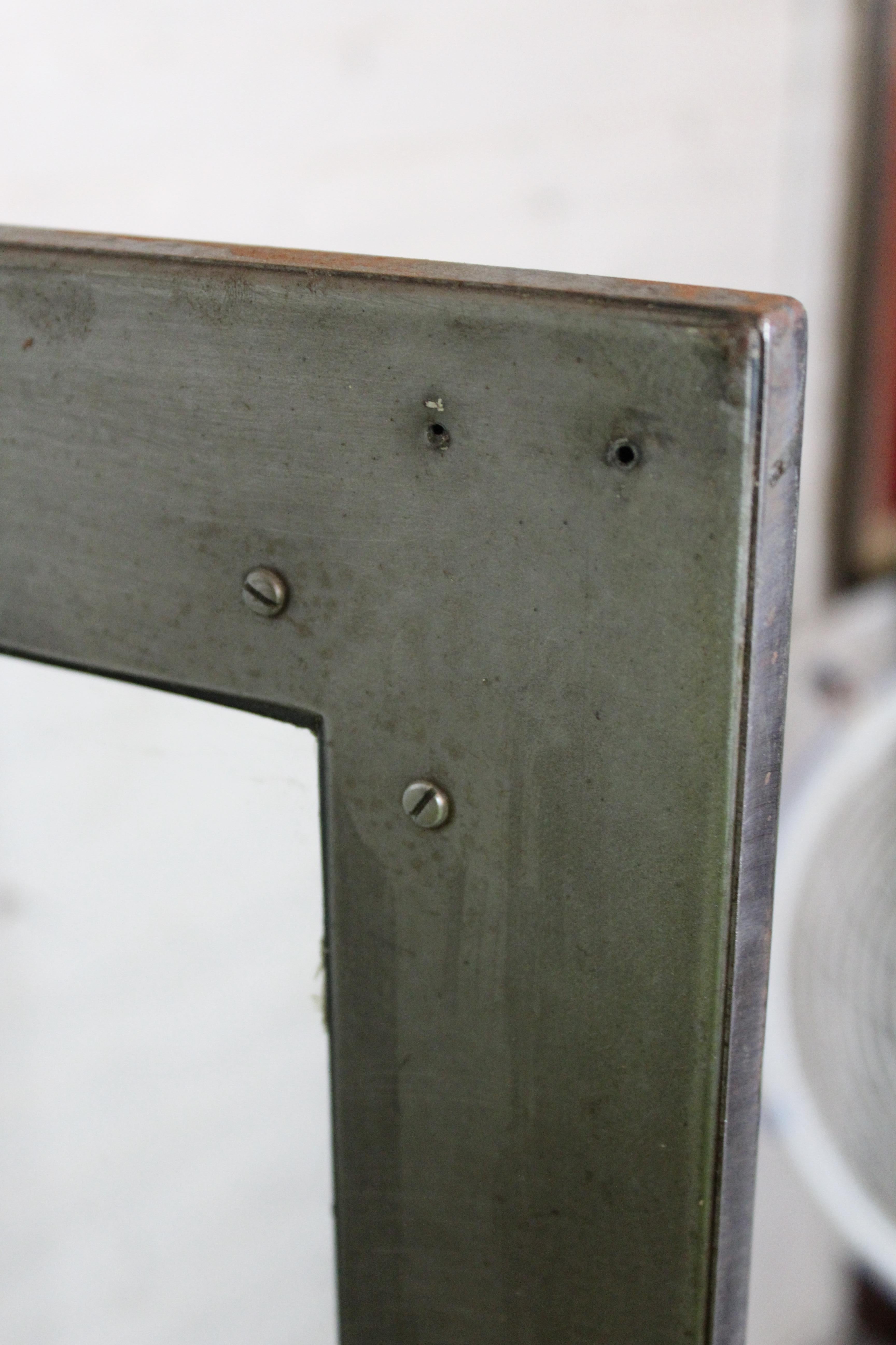 Machine Age Industrial Metal Medical Cabinet For Sale 2
