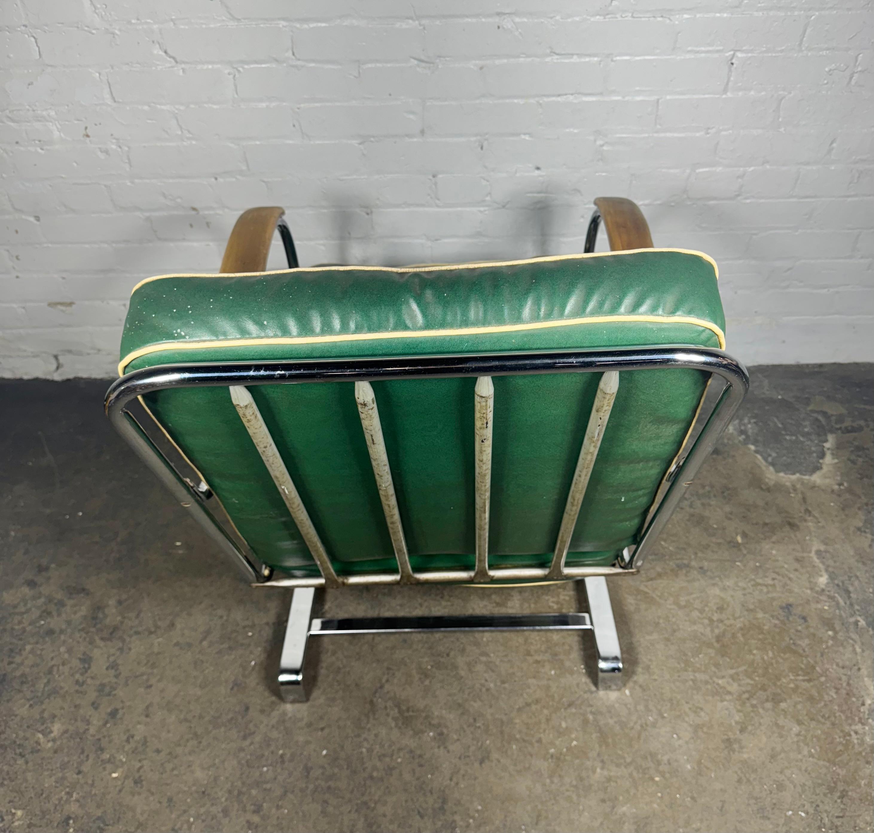 Imitation cuir Machine Age KEM Weber pour Lloyd Chaise longue 