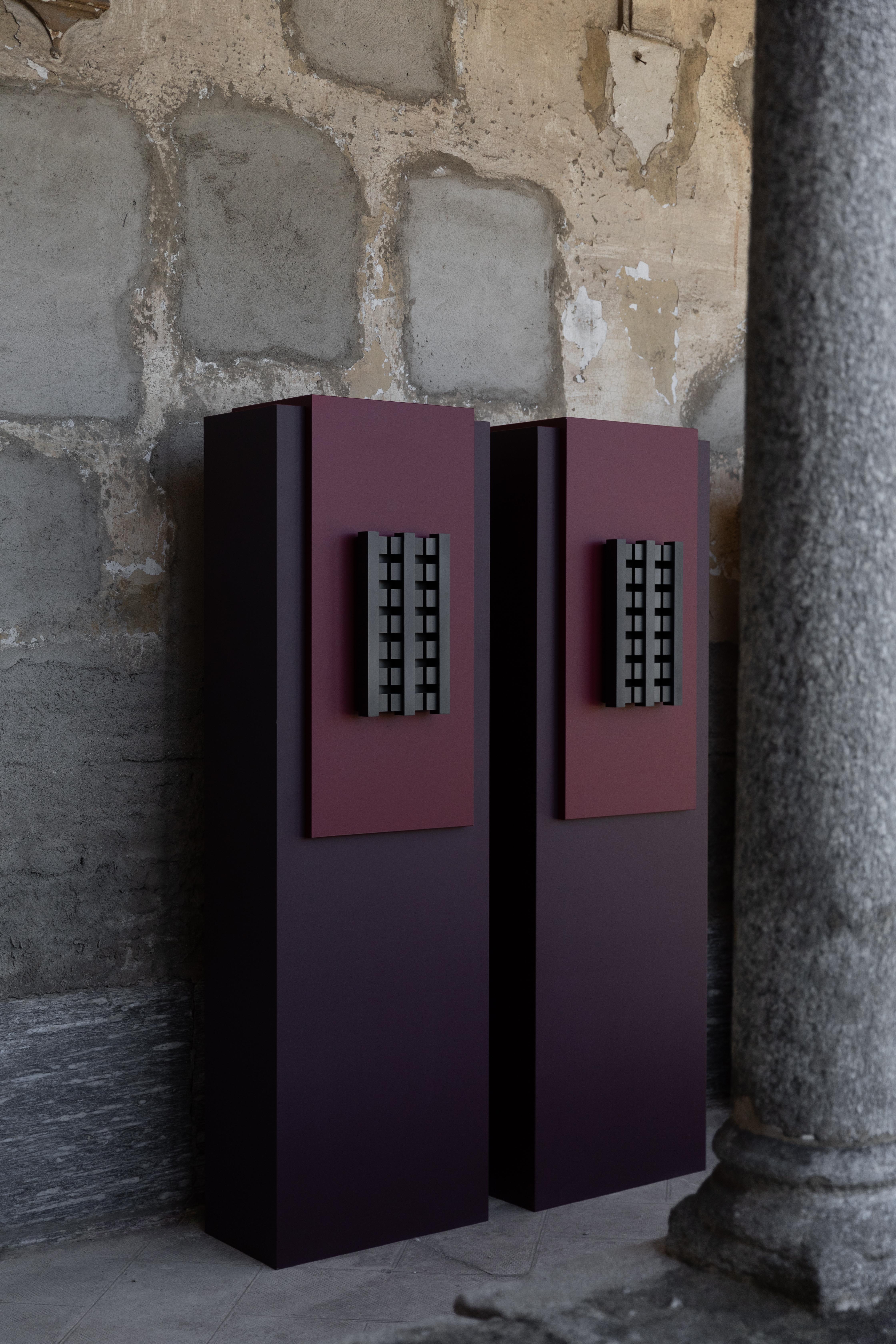 Machine Age Prism 7 Sconce by Former Matter In New Condition For Sale In Geneve, CH