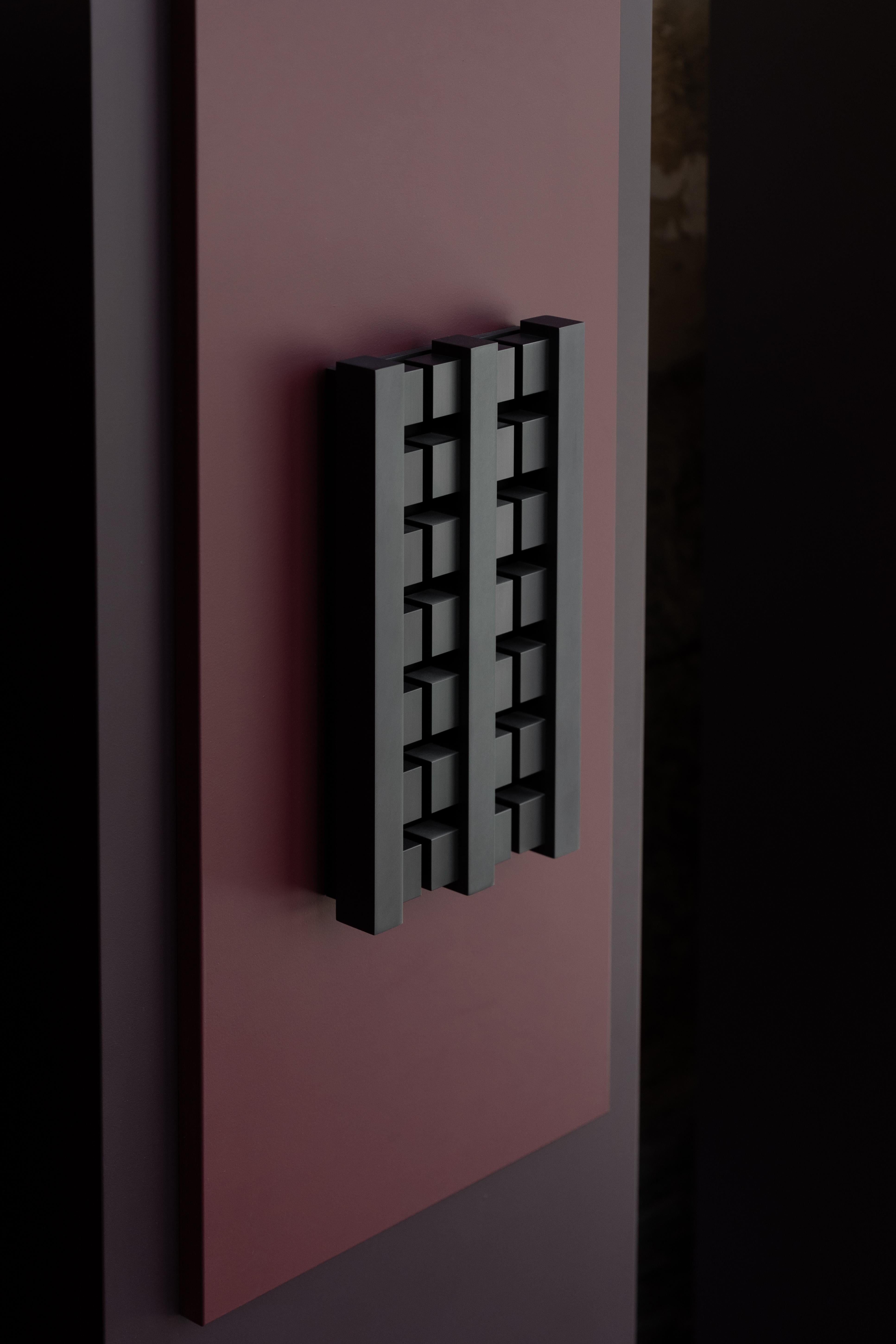 Contemporary Machine Age Prism 7 Sconce by Former Matter For Sale