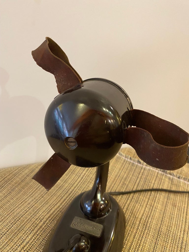 Machine Age Ribbonaire Fan Designed by W.O. Langille for Singer, 1931