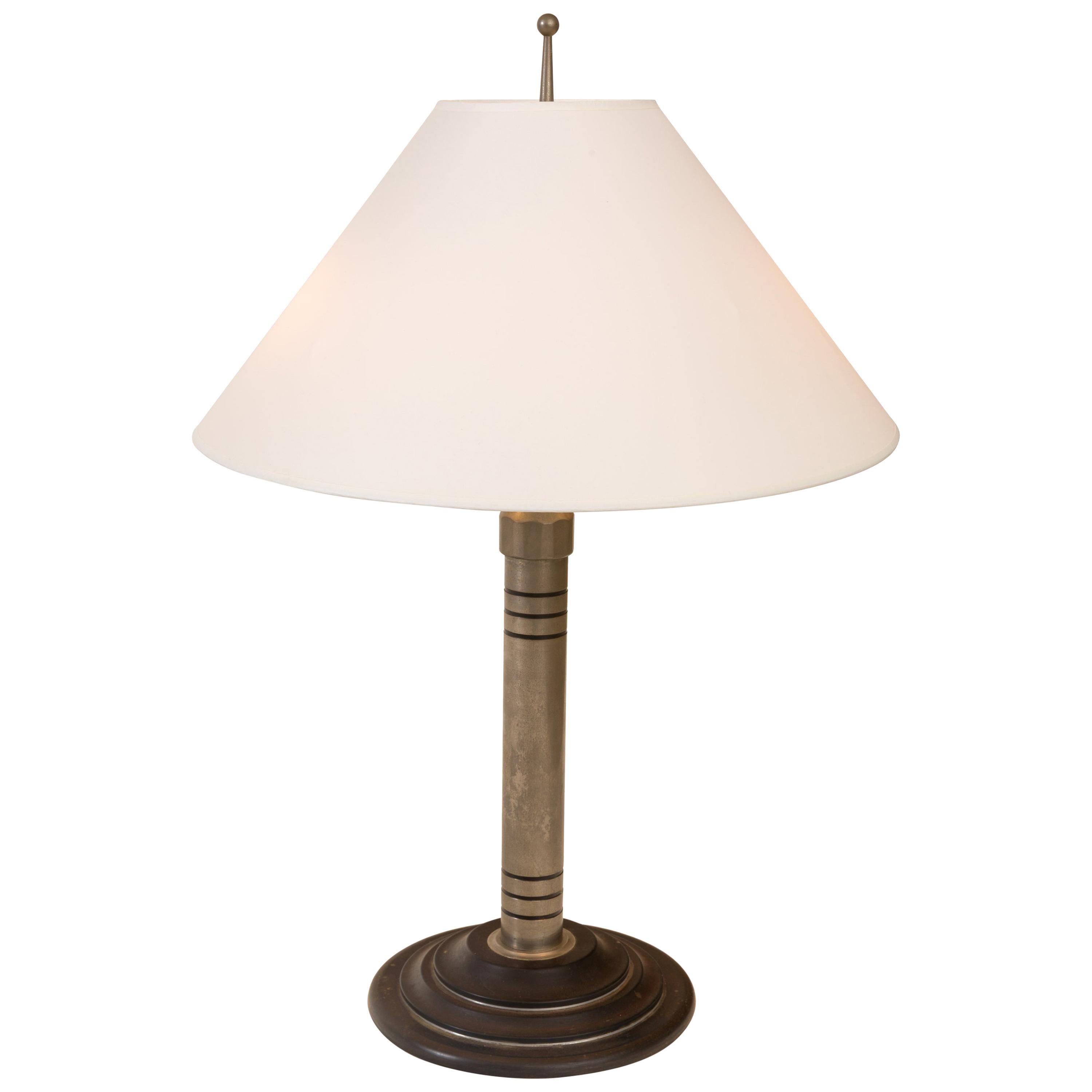 Machine Age Table Lamp, USA 1930s For Sale at 1stDibs