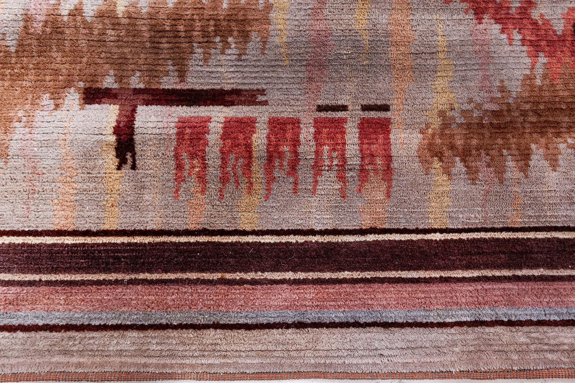 Art Deco Machine Made Finnish Rug Doris Leslie Blau For Sale