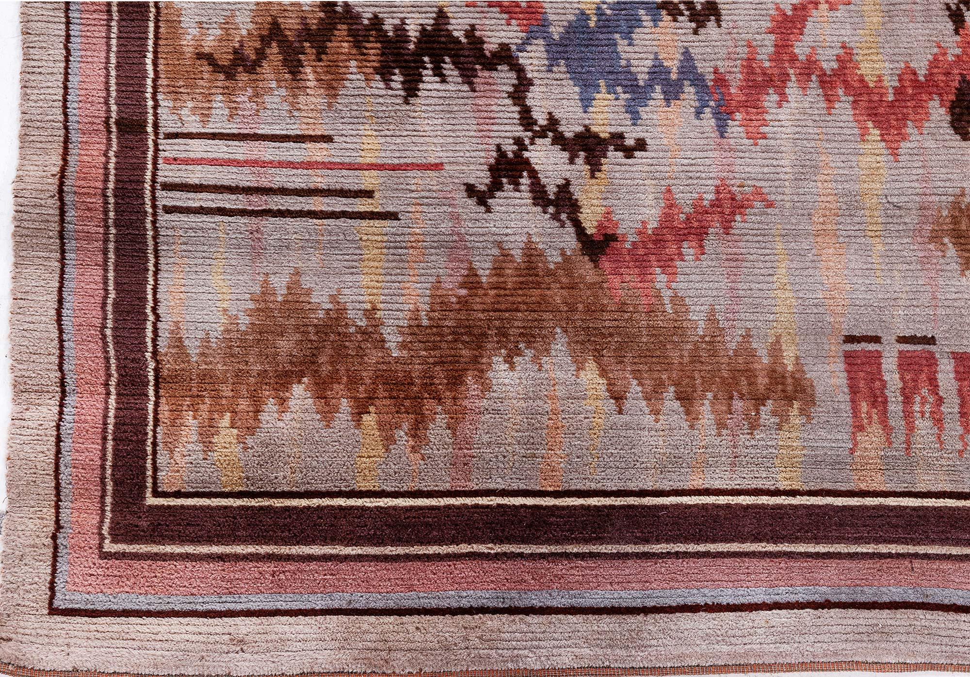 Scandinavian Machine Made Finnish Rug Doris Leslie Blau For Sale