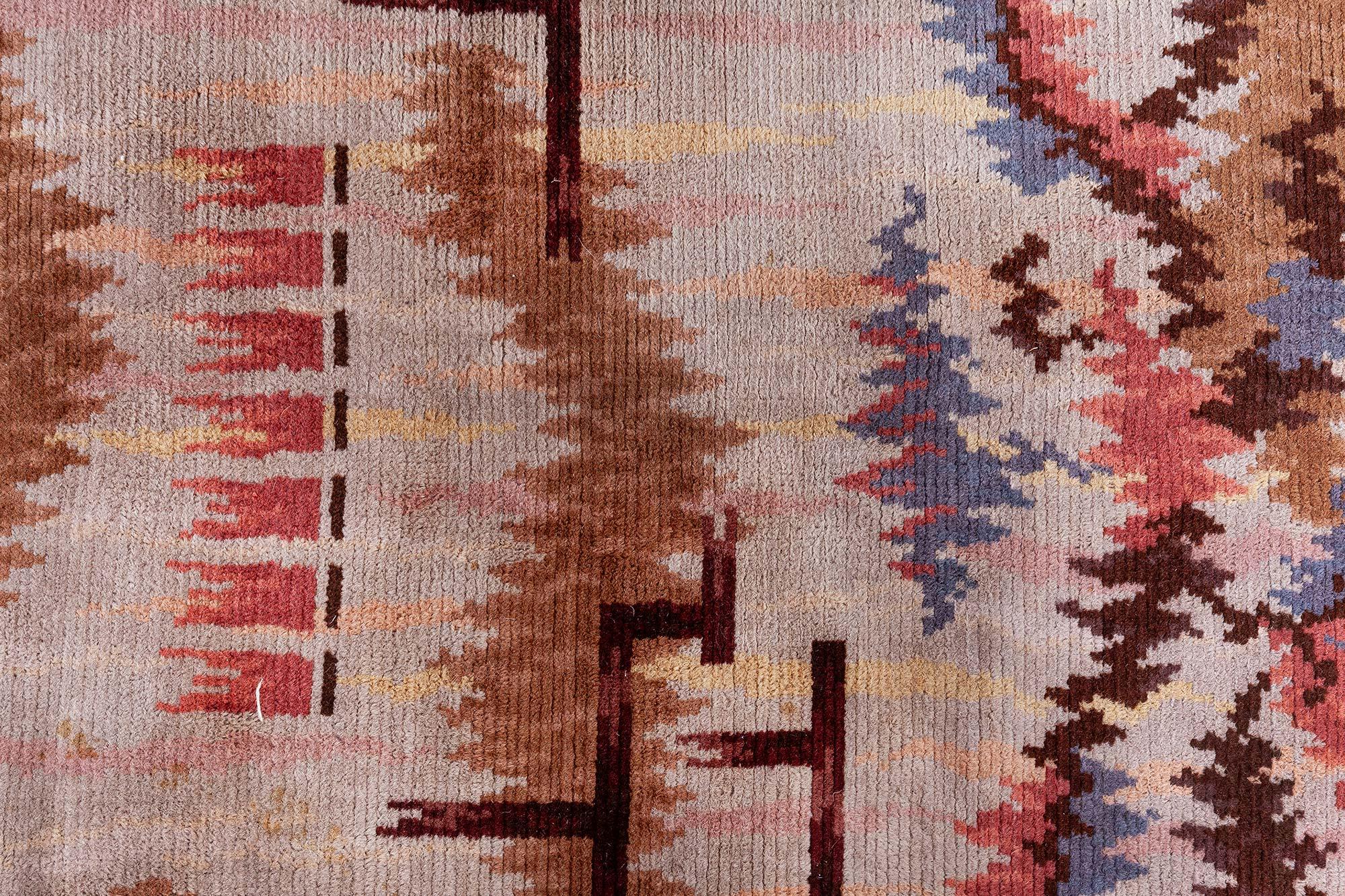 20th Century Machine Made Finnish Rug Doris Leslie Blau For Sale