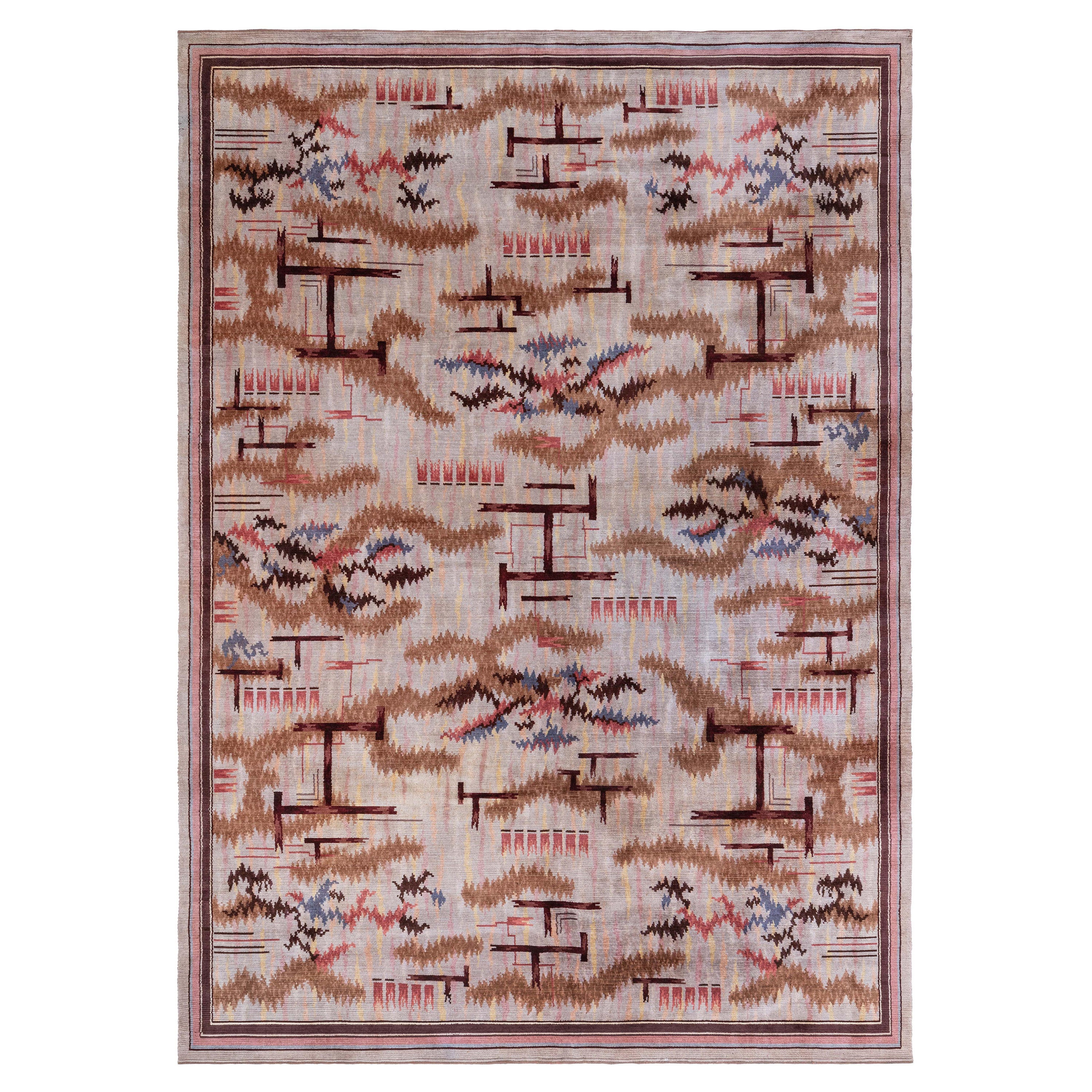 Machine Made Finnish Rug Doris Leslie Blau For Sale