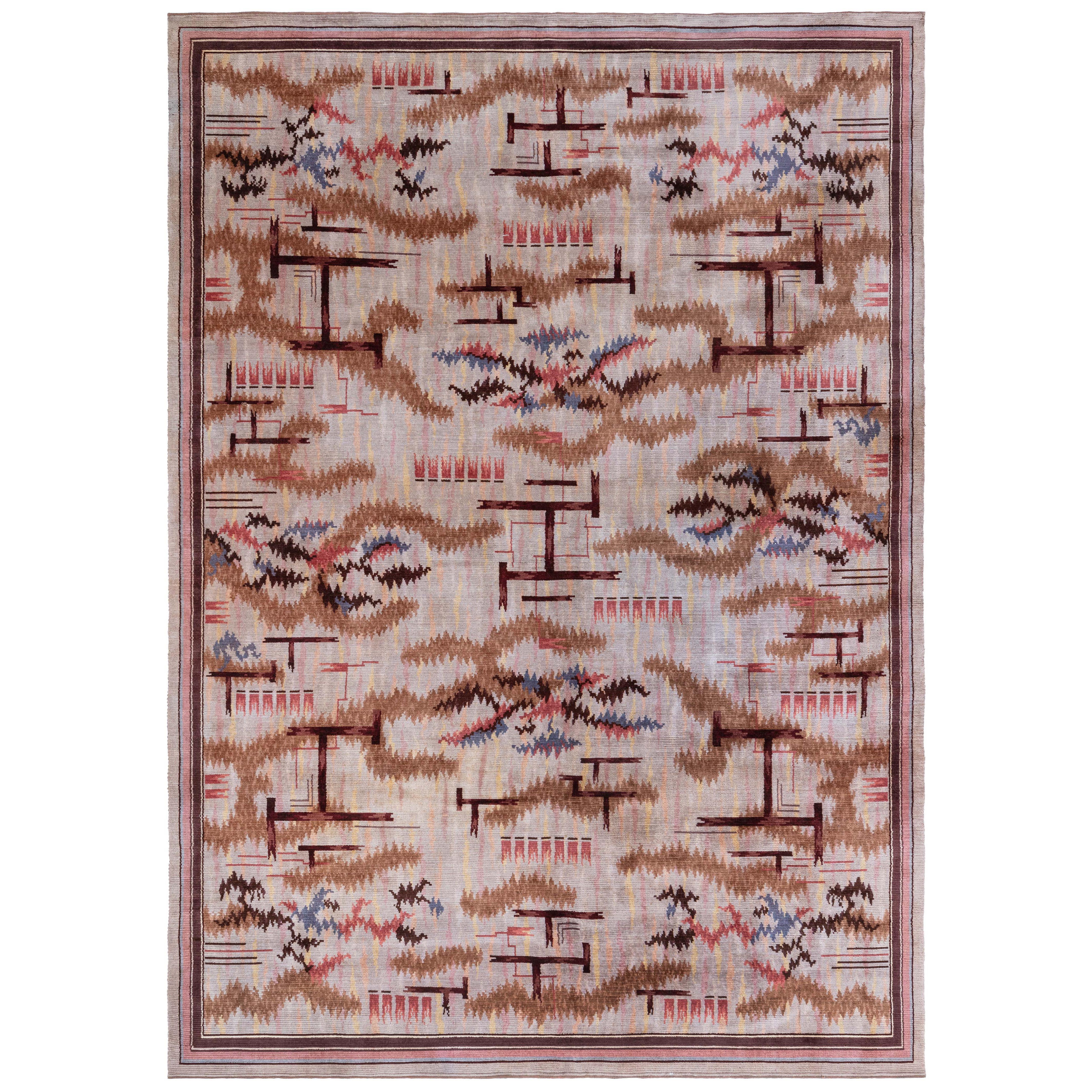 Alfombra finlandesa hecha a máquina Doris Leslie Blau en venta