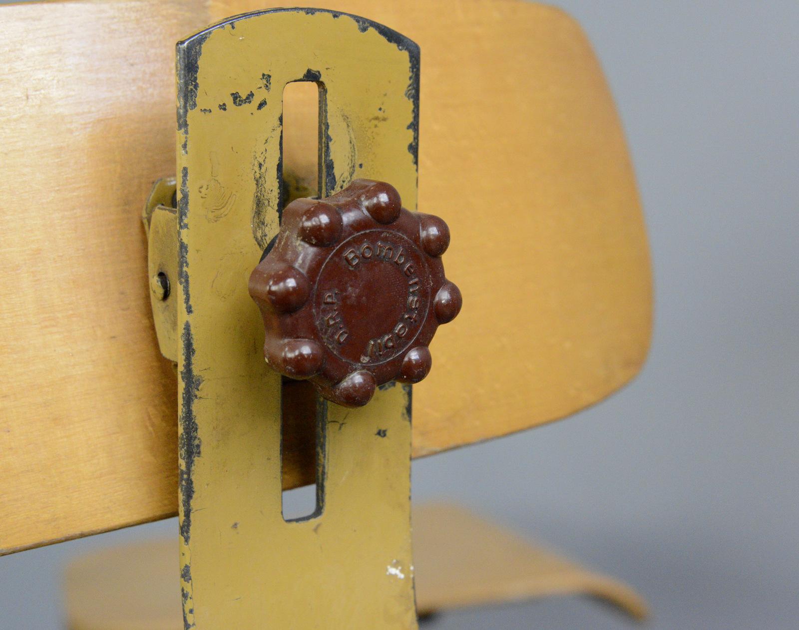Beech Machinists Chairs by Bombenstabil, circa 1930s