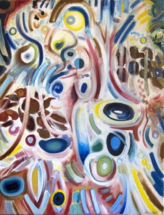 Maciej Ciesla Mountain Stream Abstract Colorful Expressive